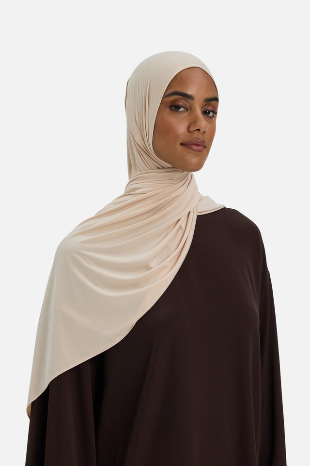 Liquid Jersey Scarf | Latte