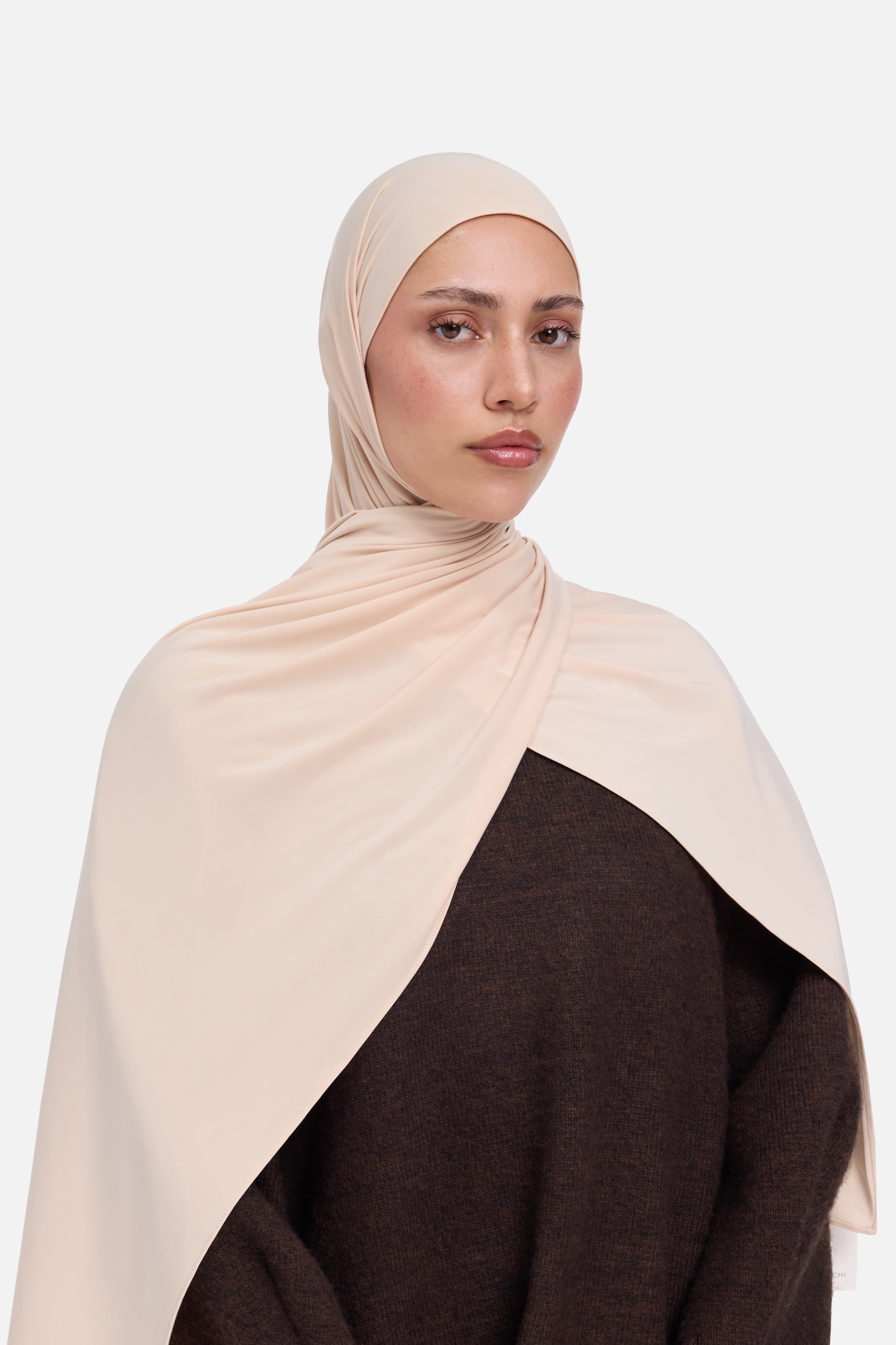 Liquid Jersey Scarf | Latte