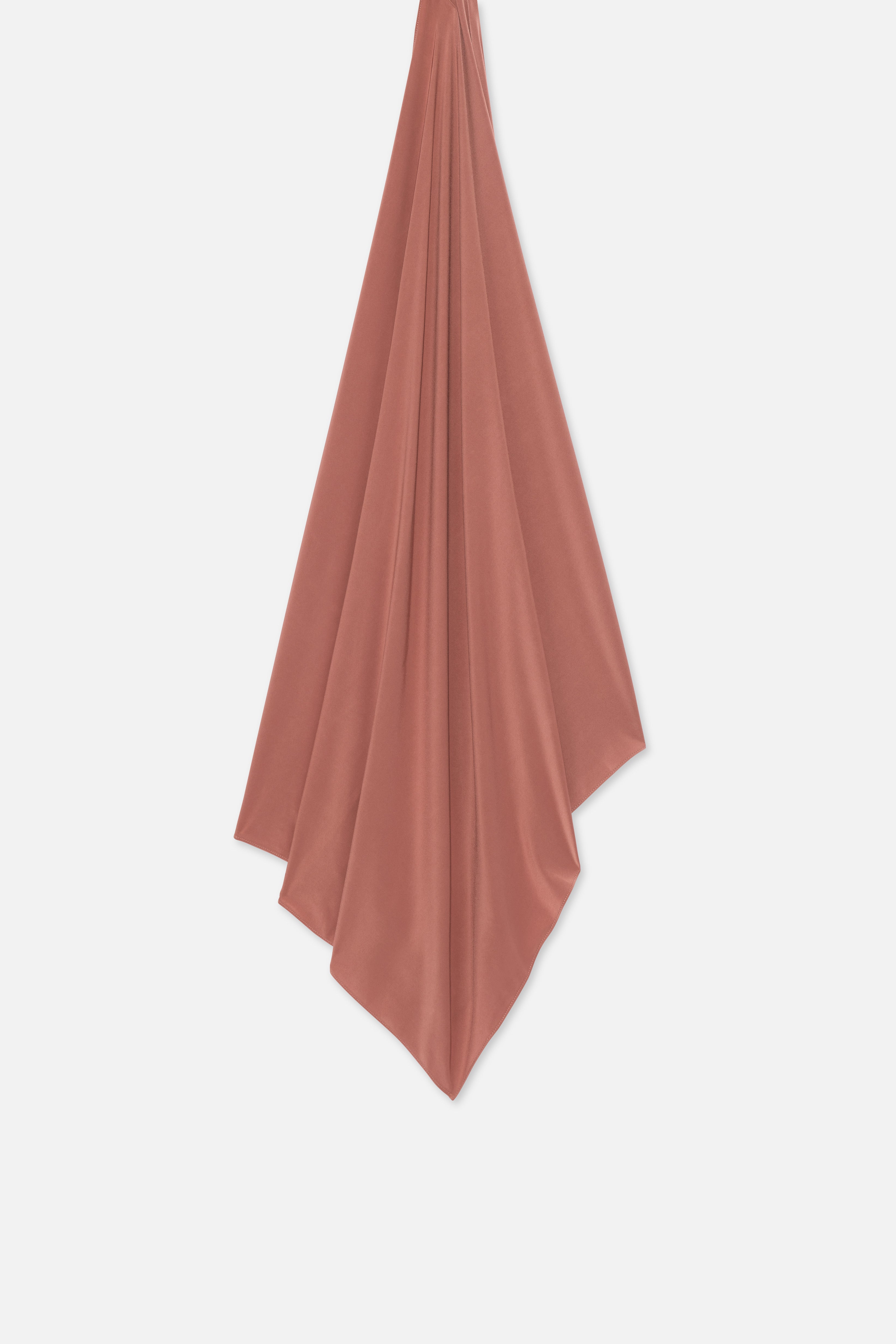 Flat lay pink MERRACHI headscarf