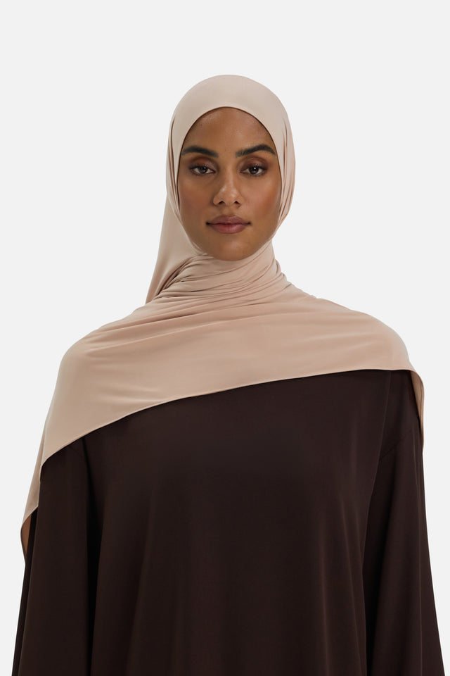 Liquid Jersey Scarf | Nougat