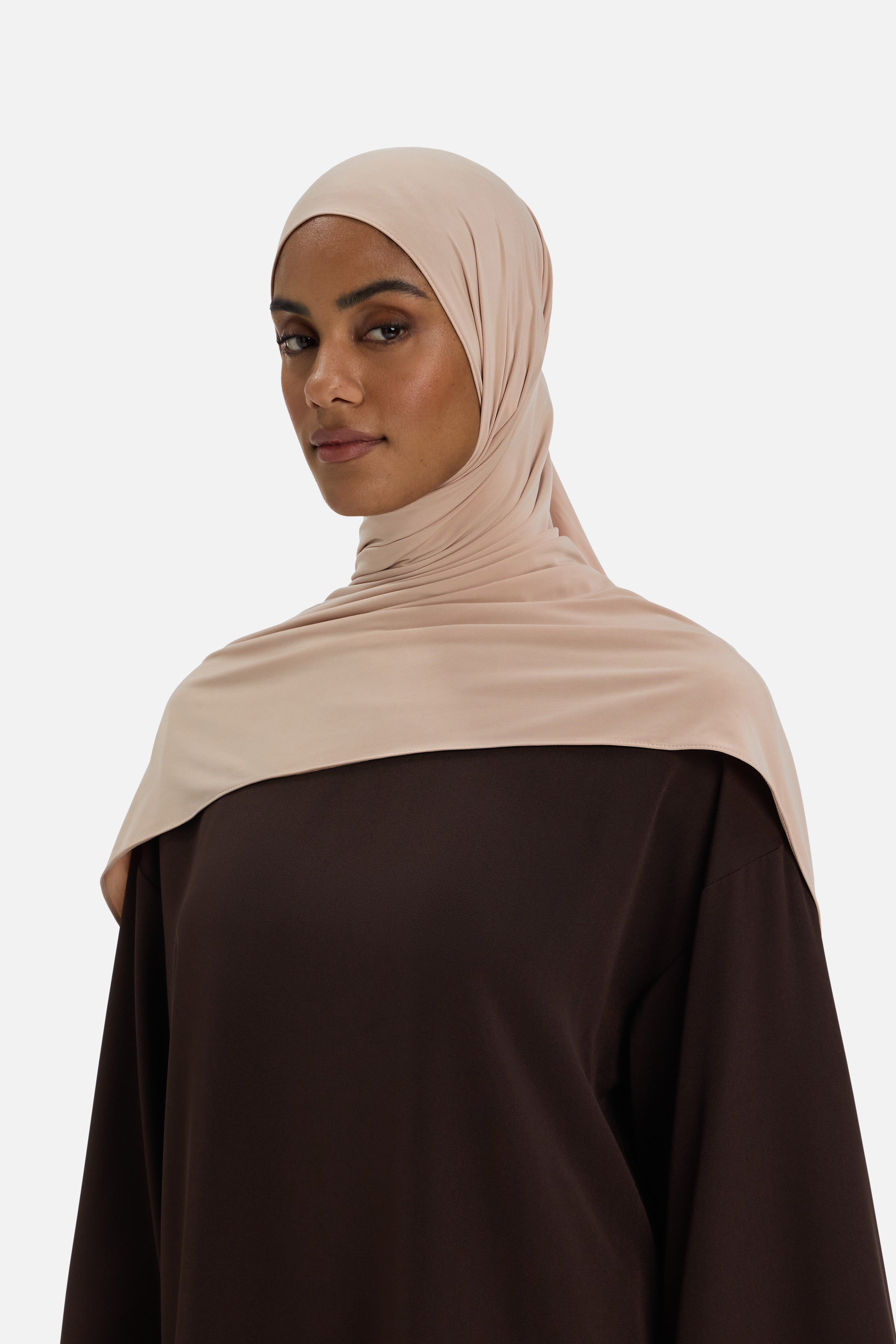 Liquid Jersey Scarf | Nougat