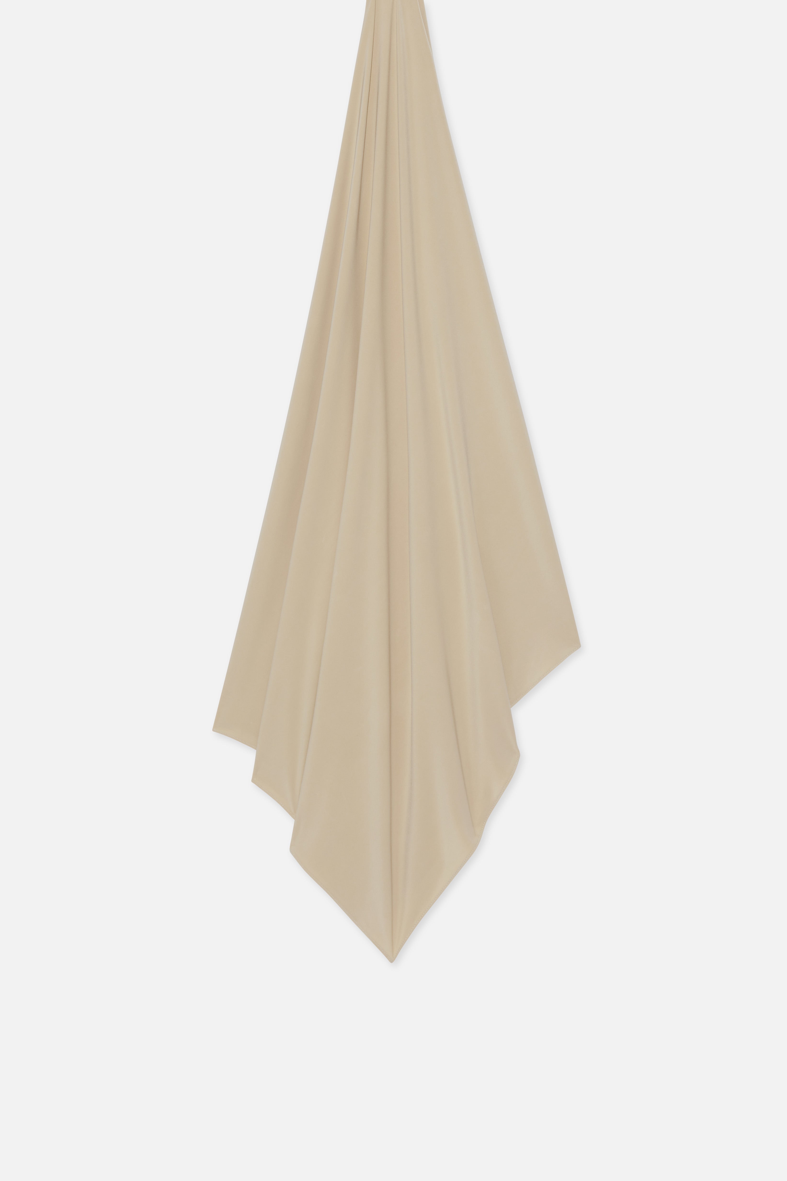 Flat lay beige MERRACHI headscarf
