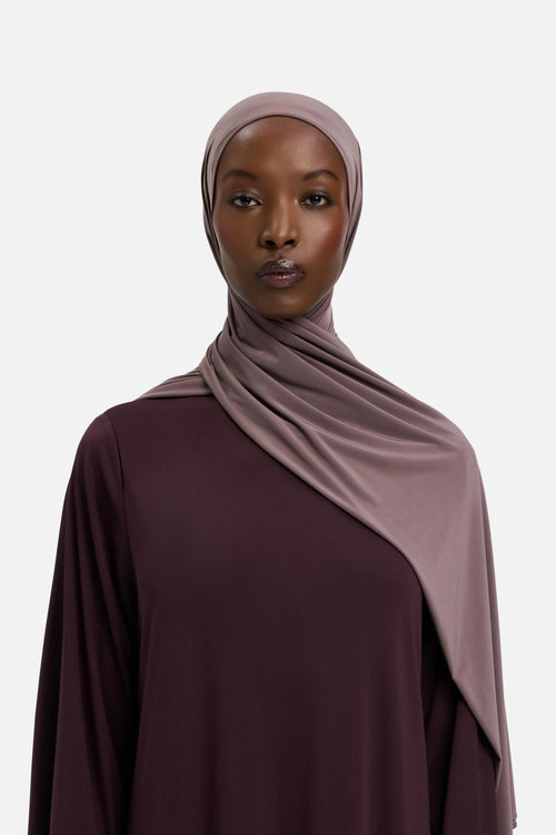 Liquid Jersey Scarf | Red Grape