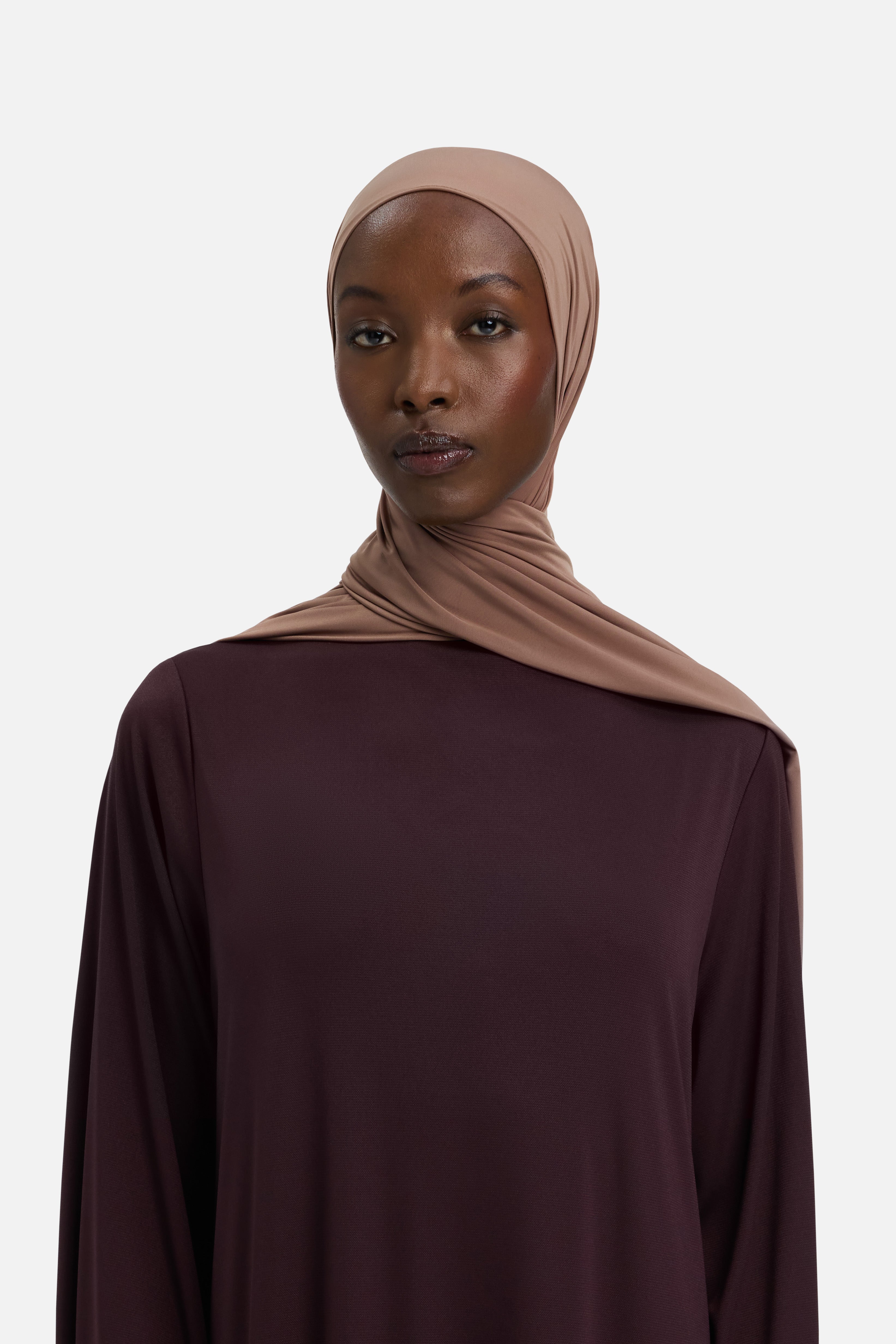 Liquid Jersey Scarf | Soft Bordeaux