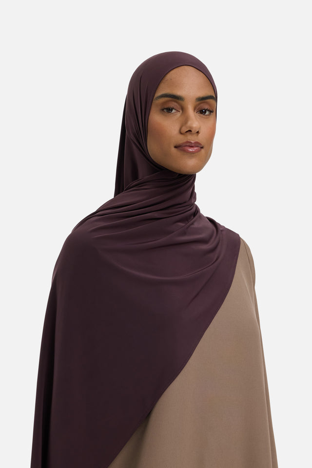 Liquid Jersey Scarf | Vintage Purple