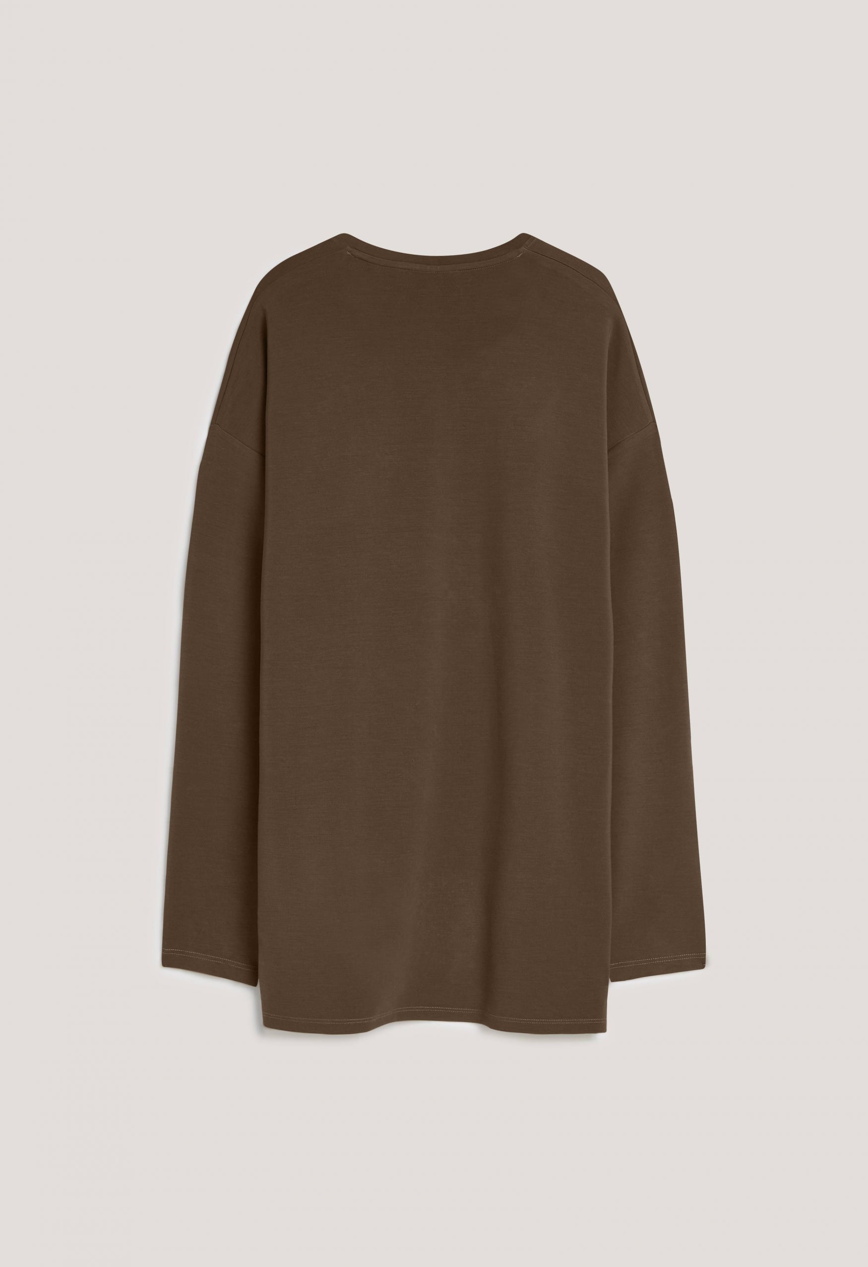 Long Sleeve Top | Deep Brown