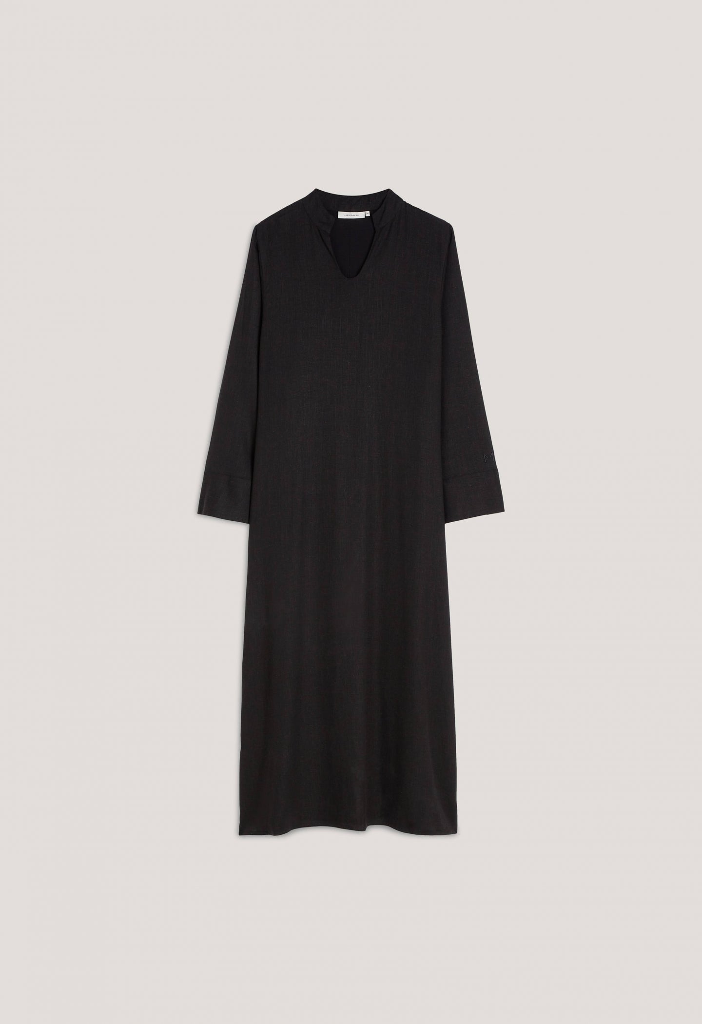 Loose Linen Dress | Black