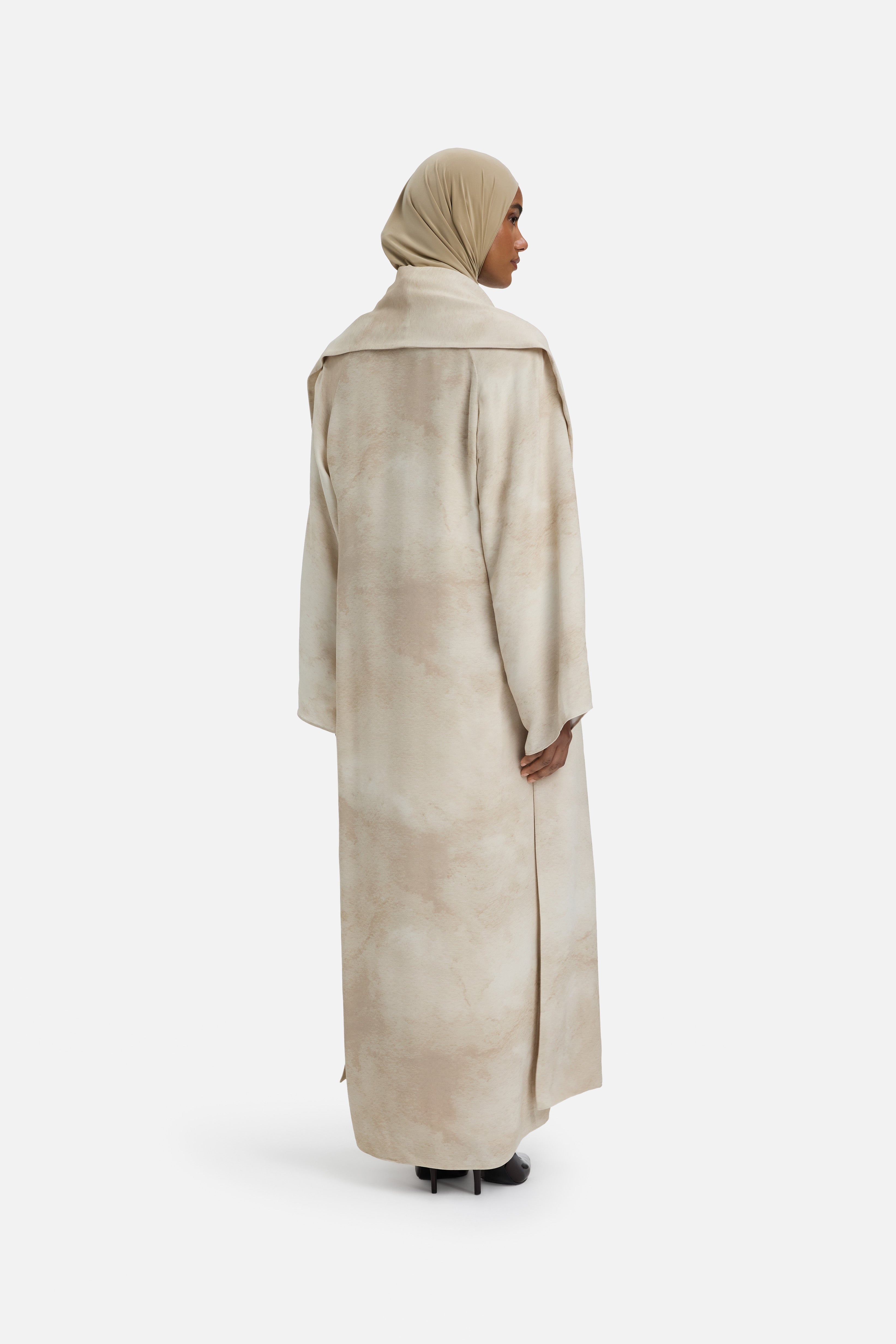 Marble Abaya | Mocha Marble