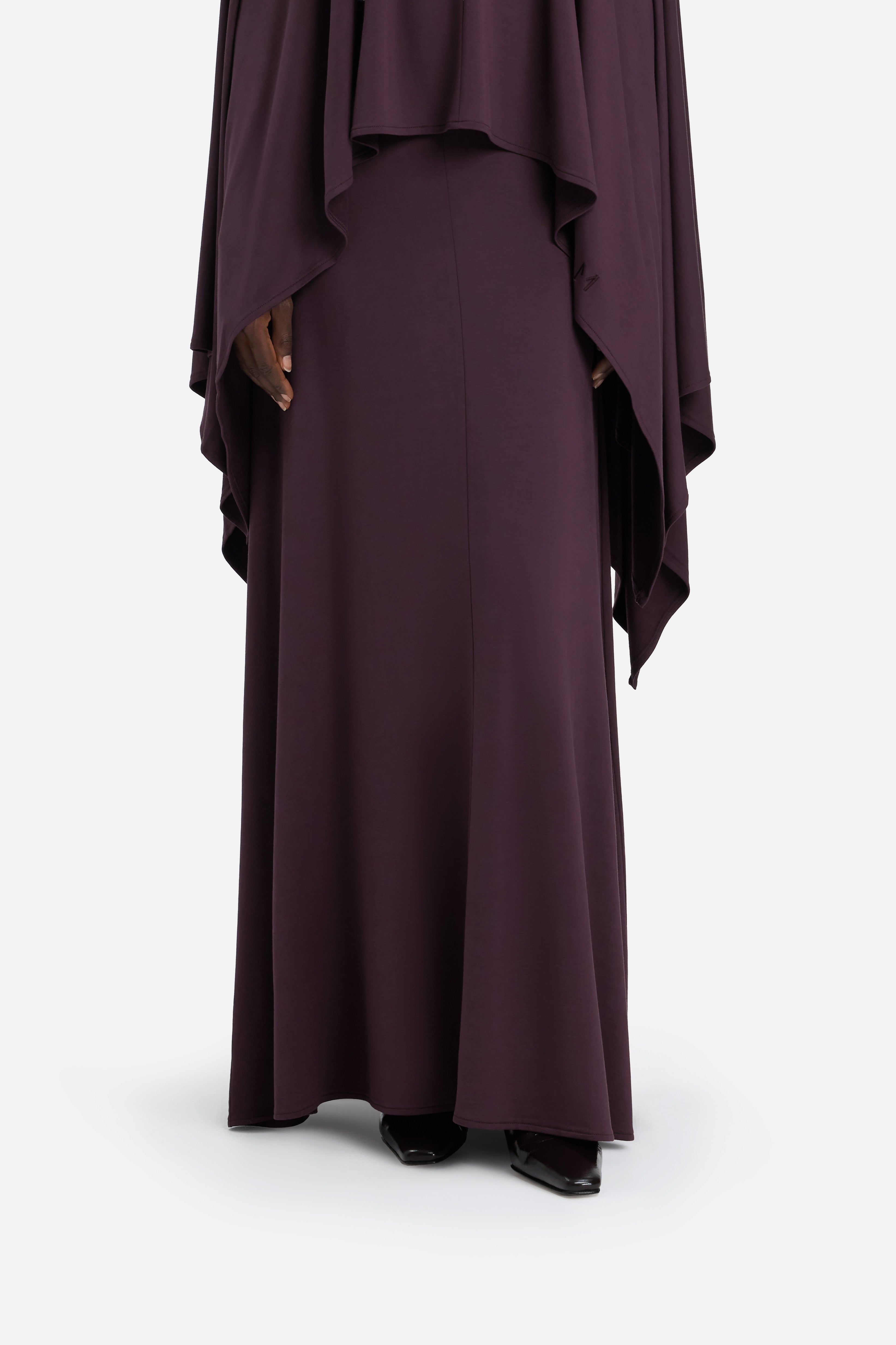 Maxi Flared Skirt | Vintage Purple