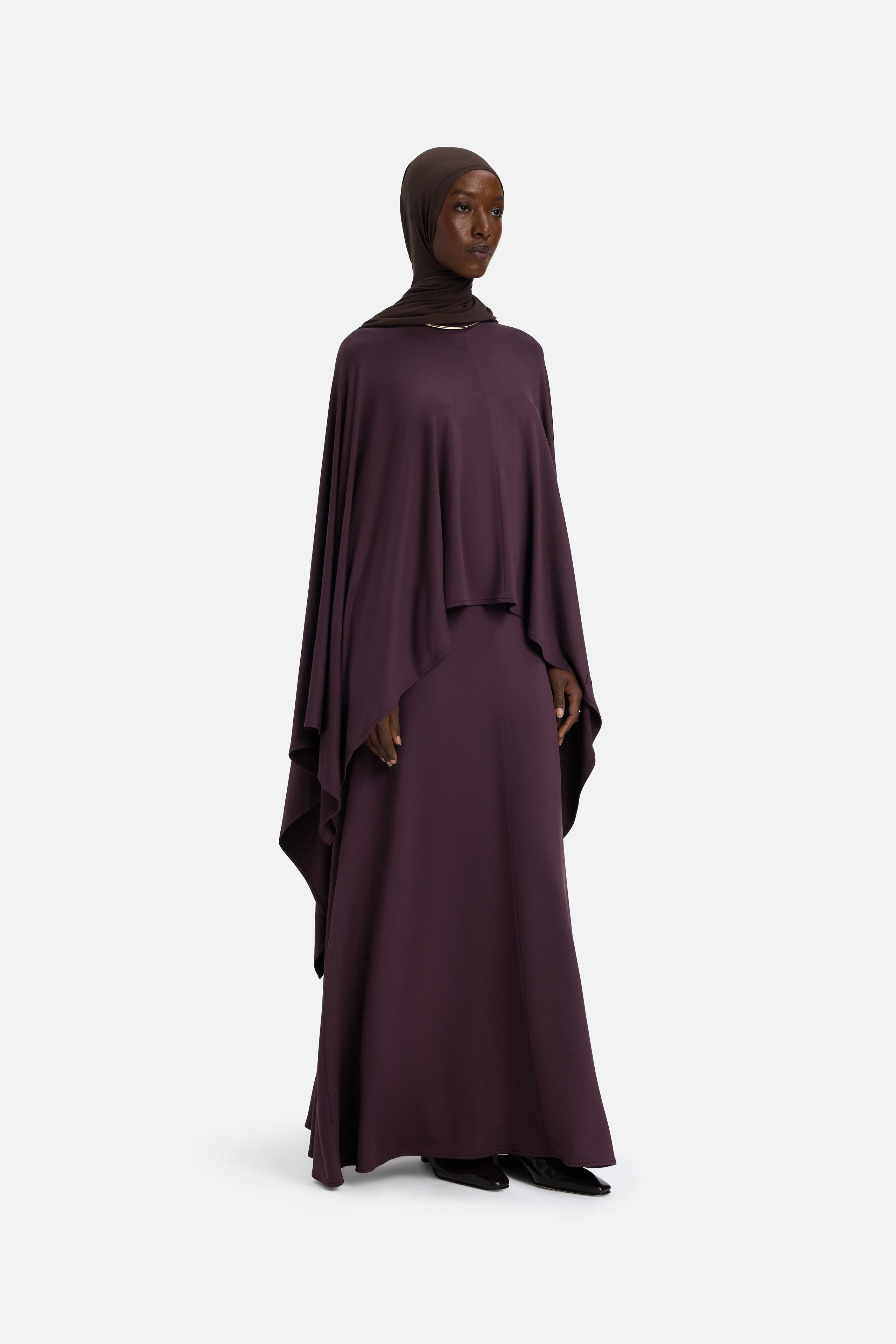 Maxi Flared Skirt | Vintage Purple