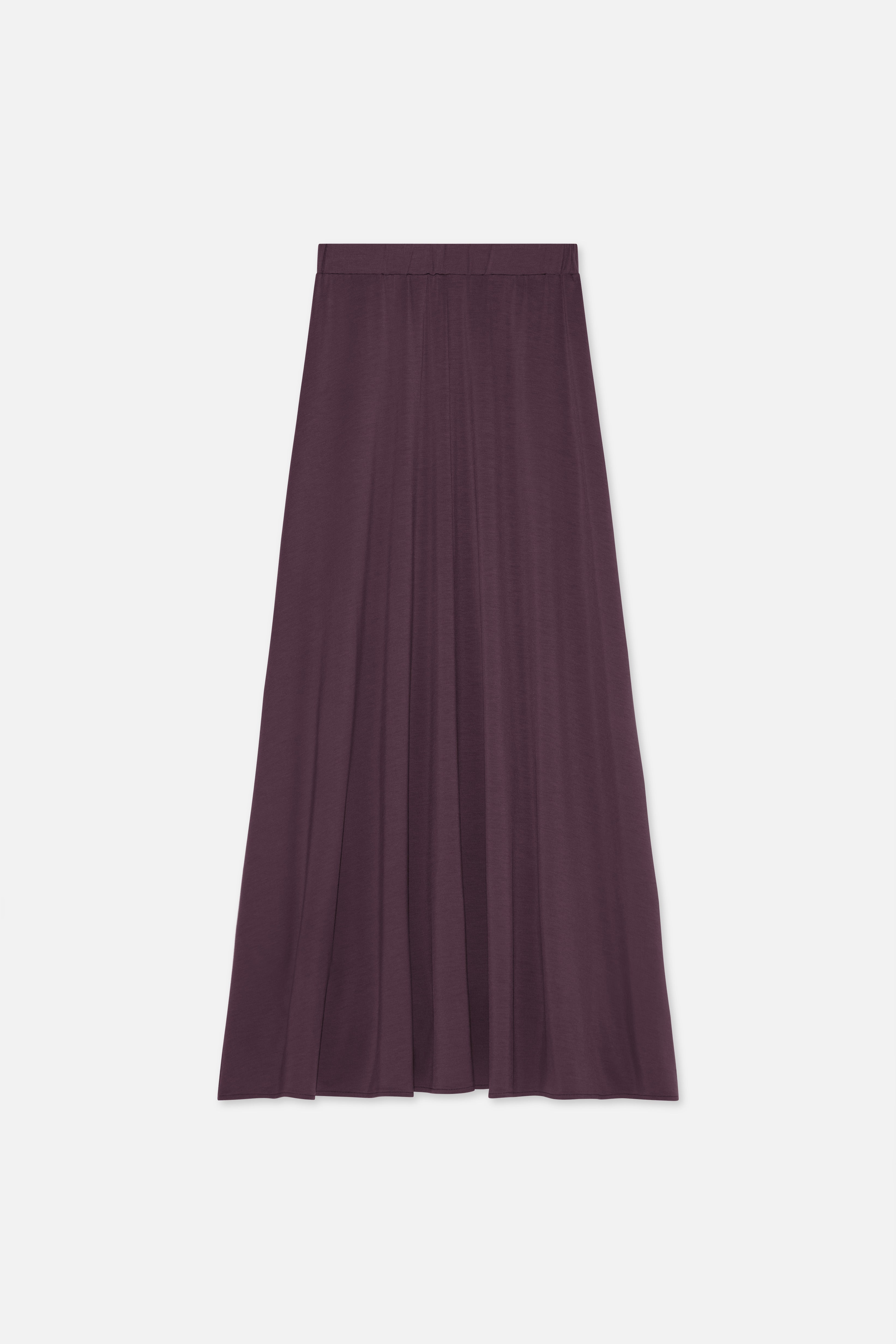 Maxi Flared Skirt | Vintage Purple