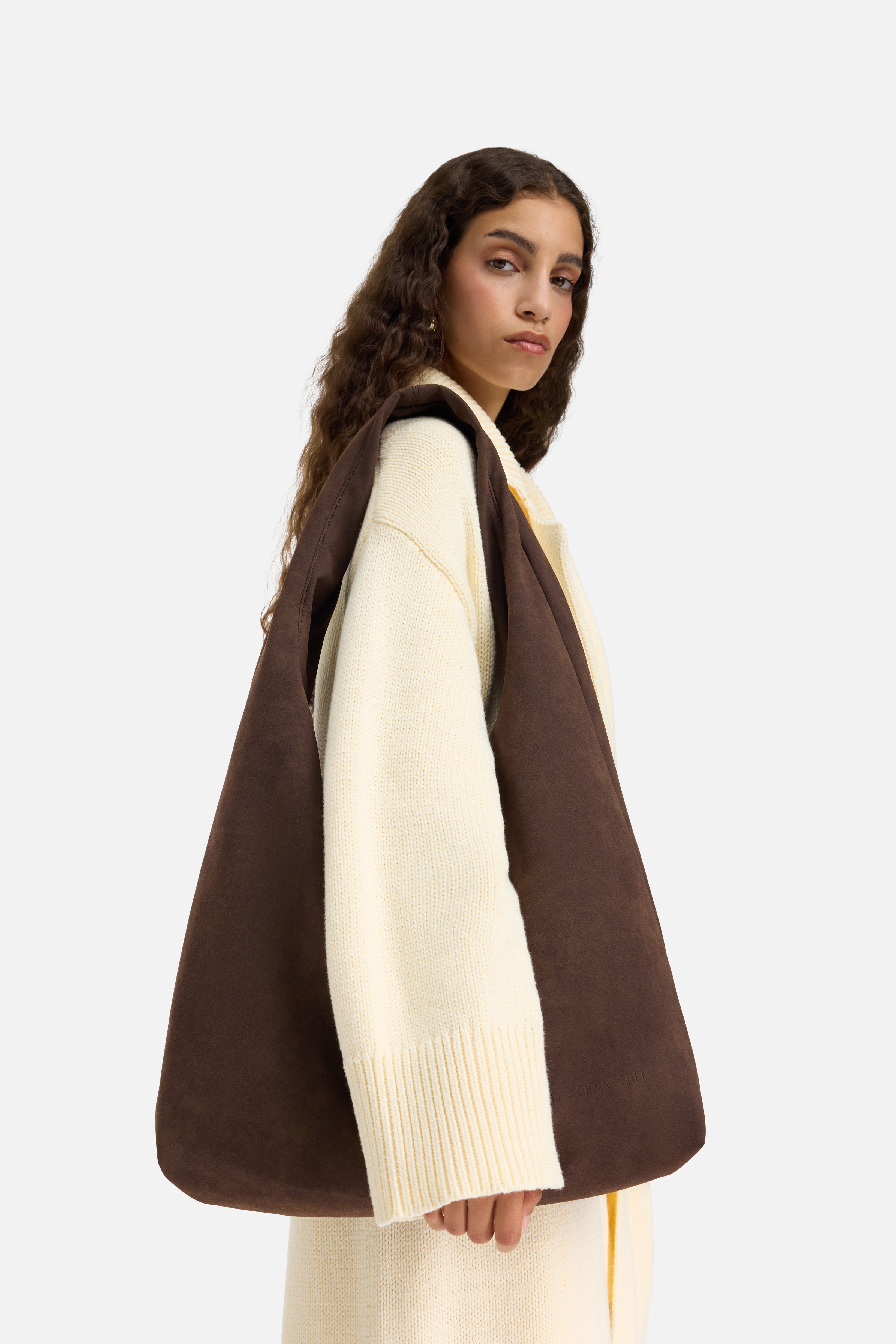 Maxi Oval Bag | Chocolate