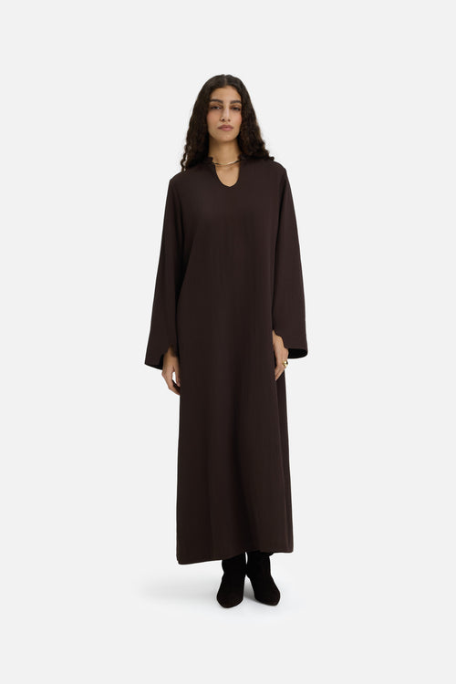 Medina Dress | Dark Brown