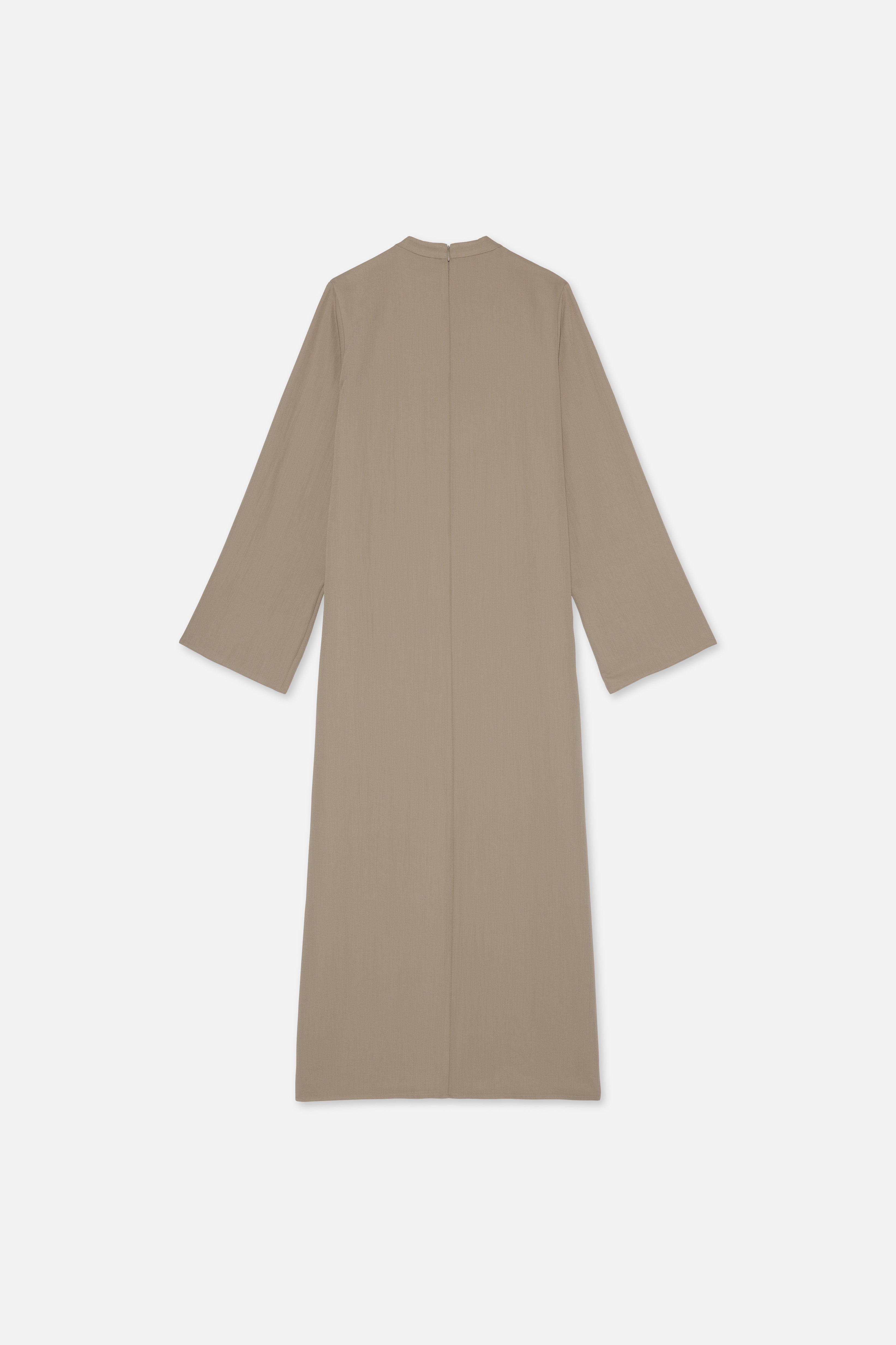 Flat lay back khaki abaya