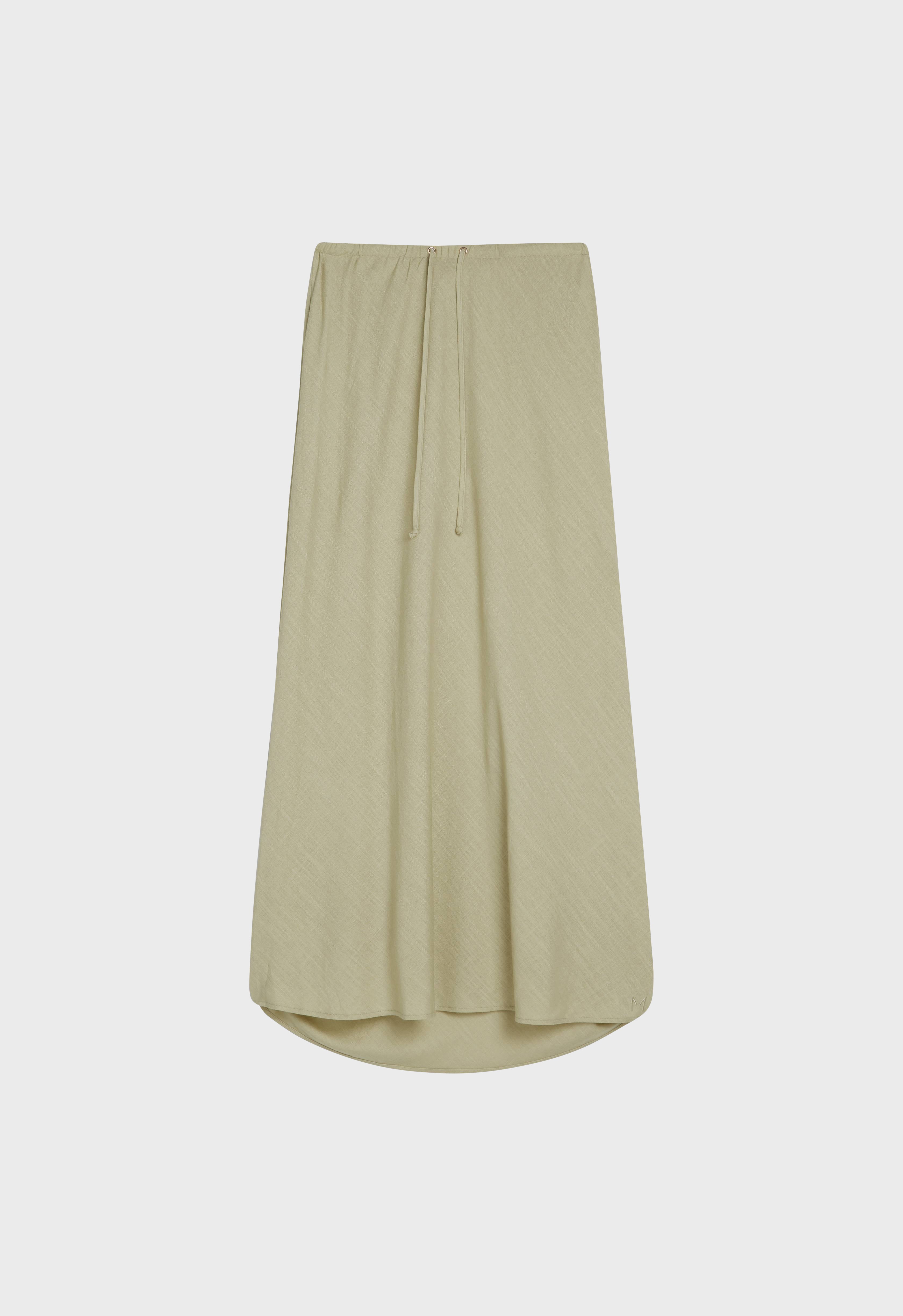 Midi Skirt | Soft Khaki