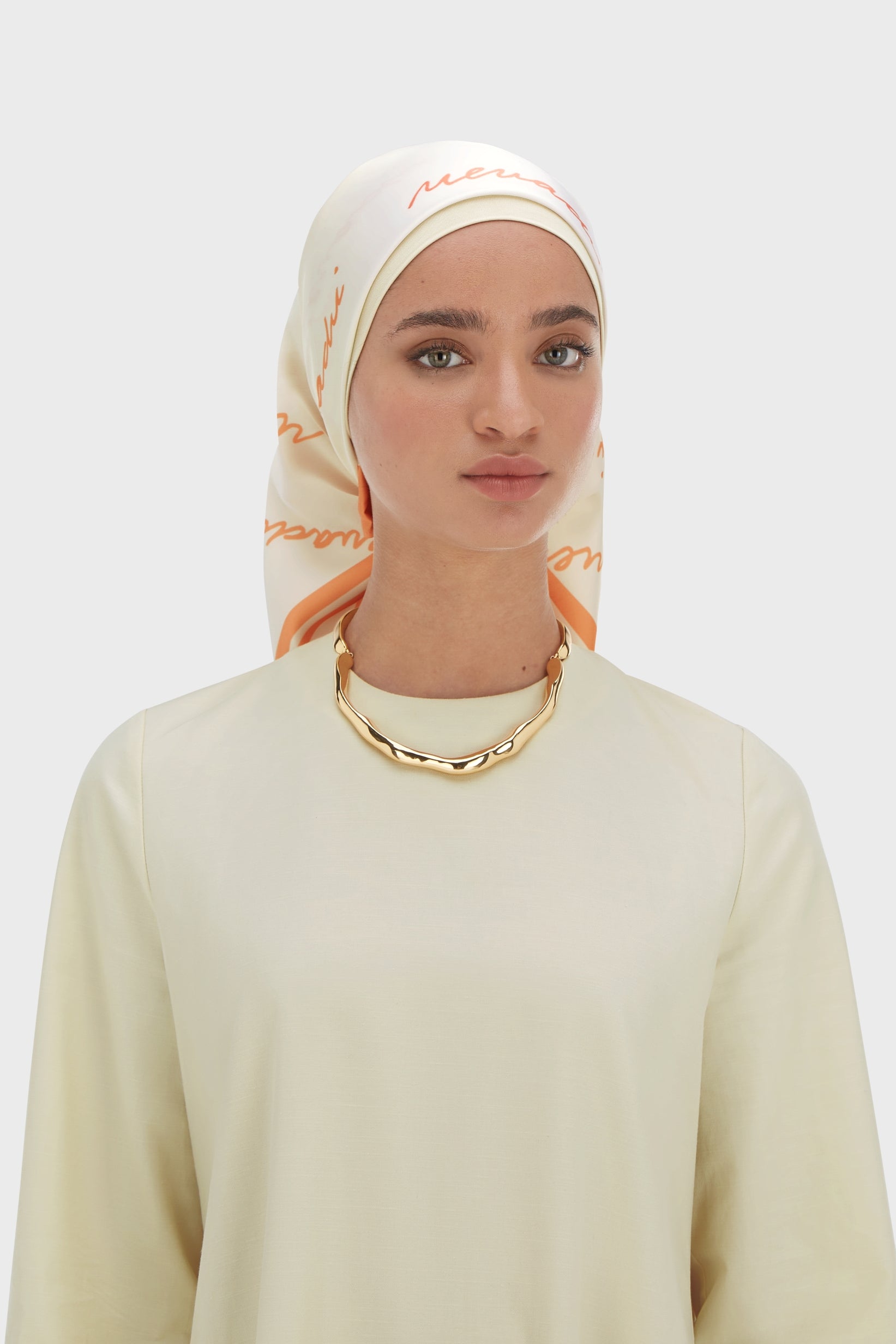 Monogram Bandana | Powder Sand