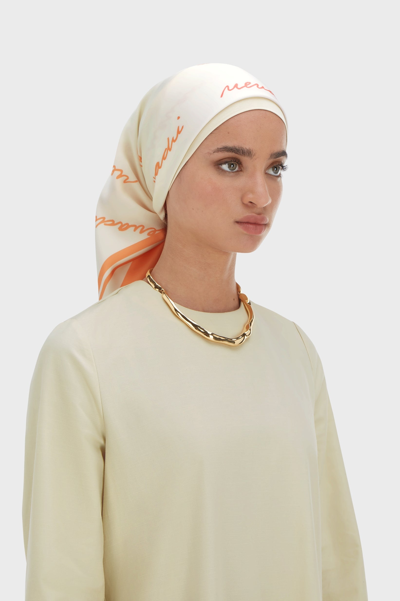 Monogram Bandana | Powder Sand