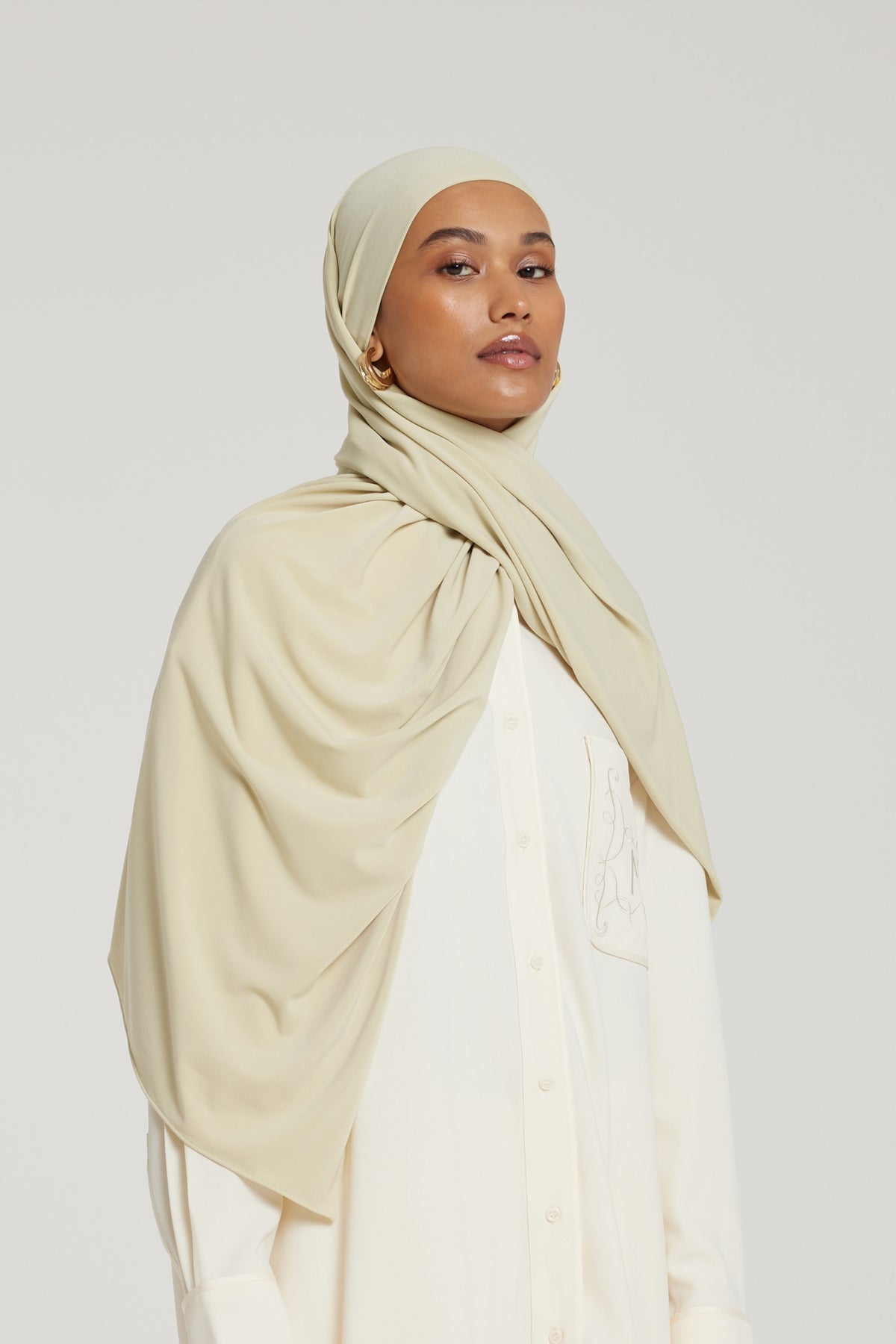 Premium Jersey Scarf | Moss