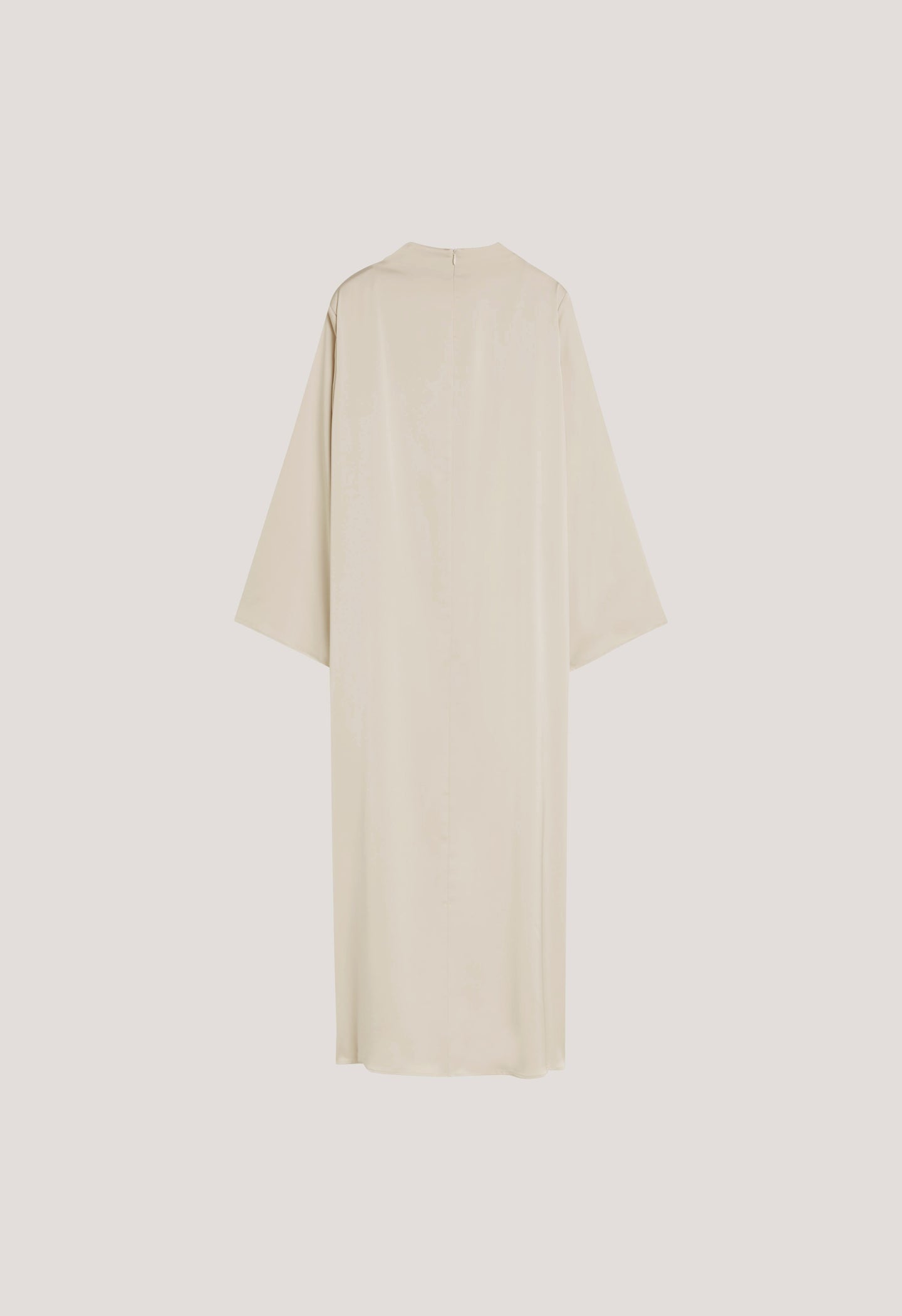 Asymmetric Drape Dress | Light Sand