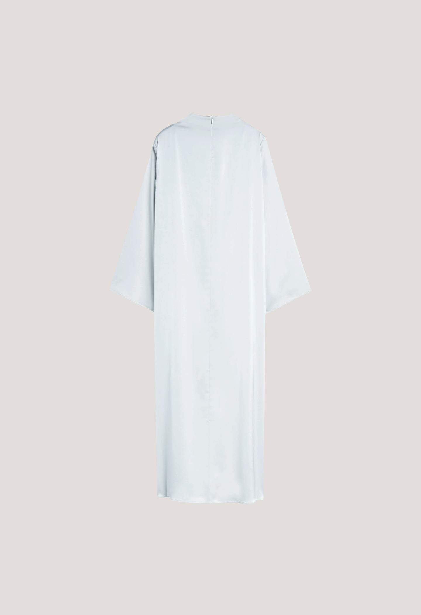 Asymmetric Drape Dress | Ice Blue