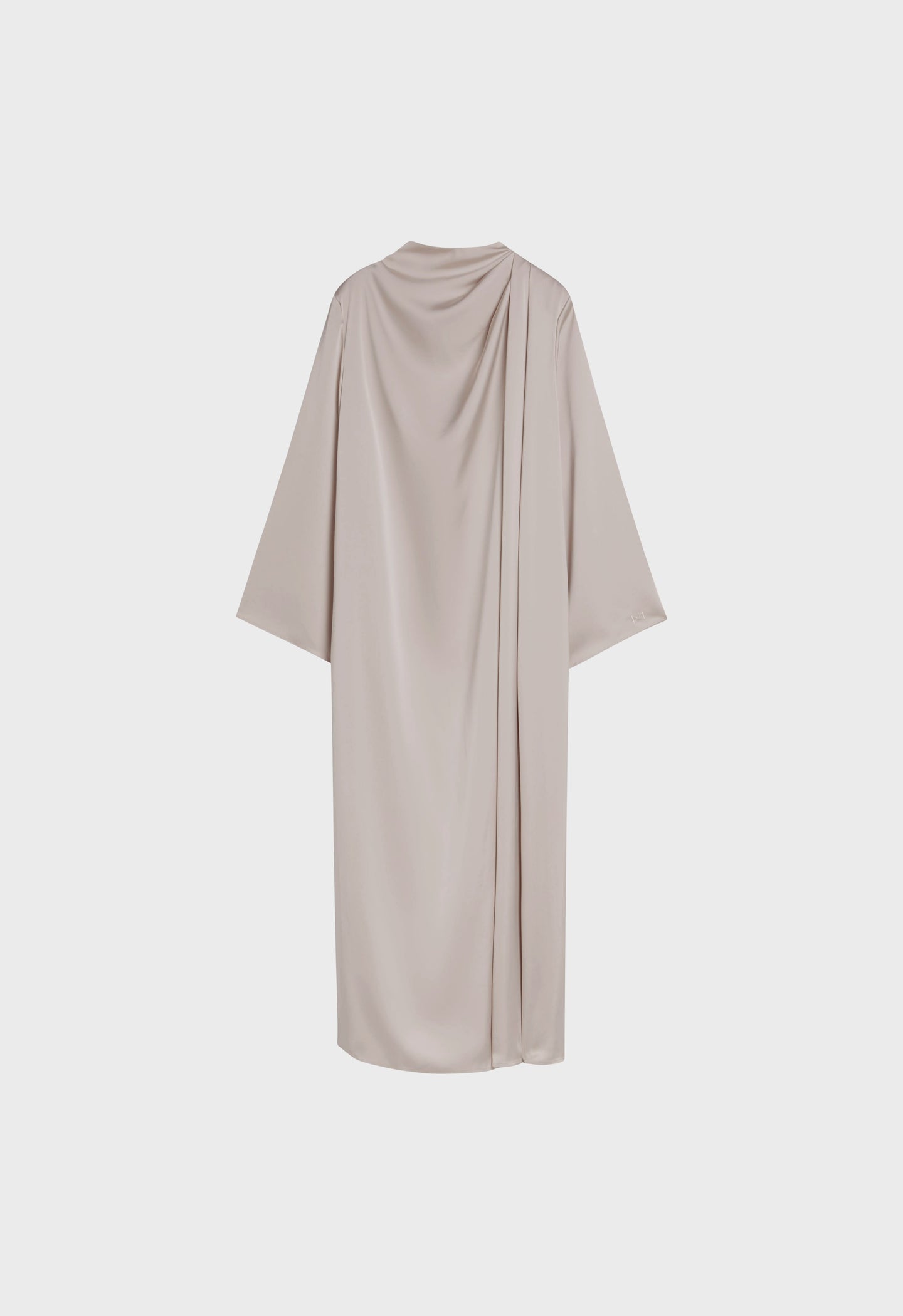 Asymmetric Drape Dress Regular | Cashmere