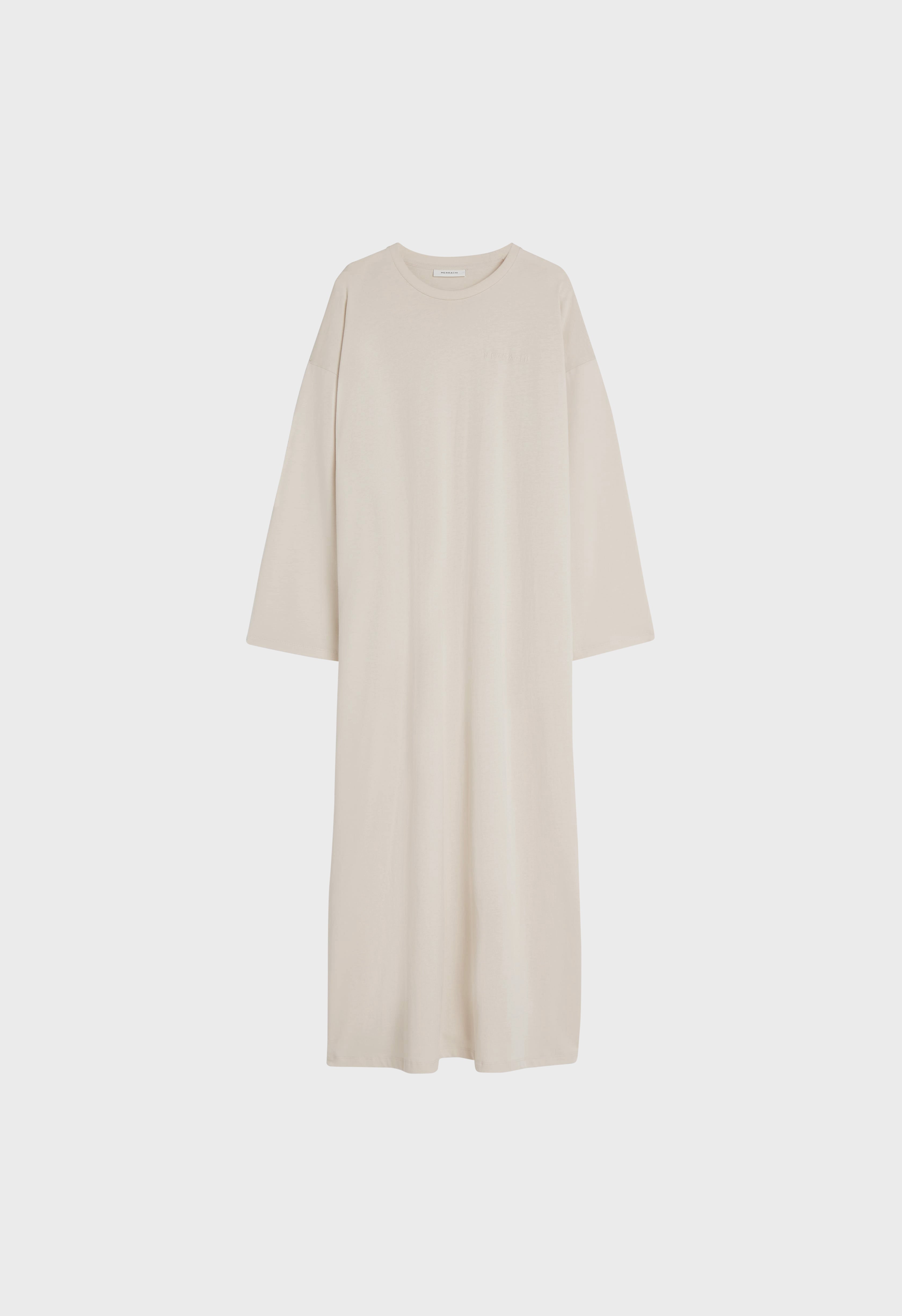 Cotton Tee Dress | Sand