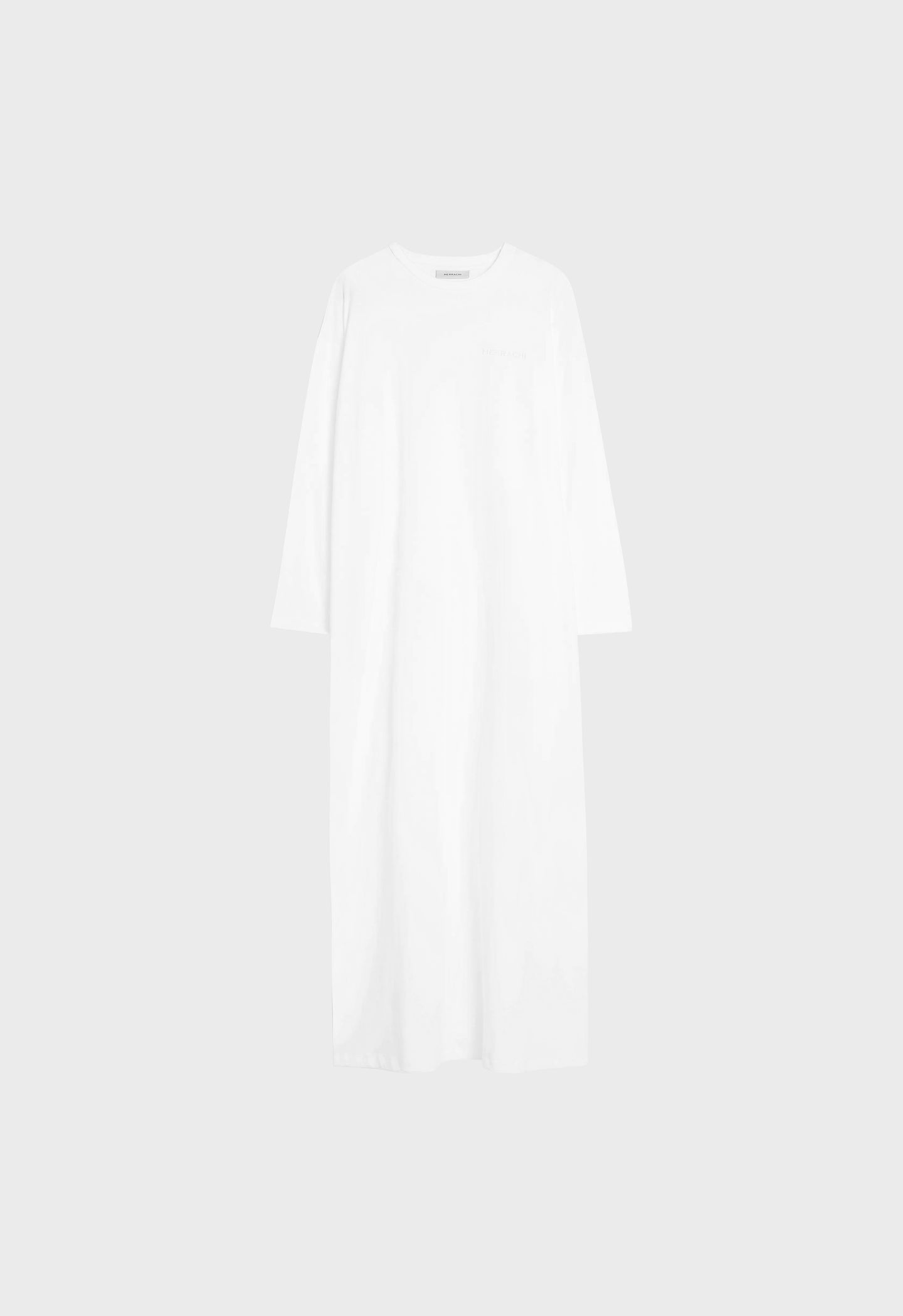 Cotton Tee Dress | White