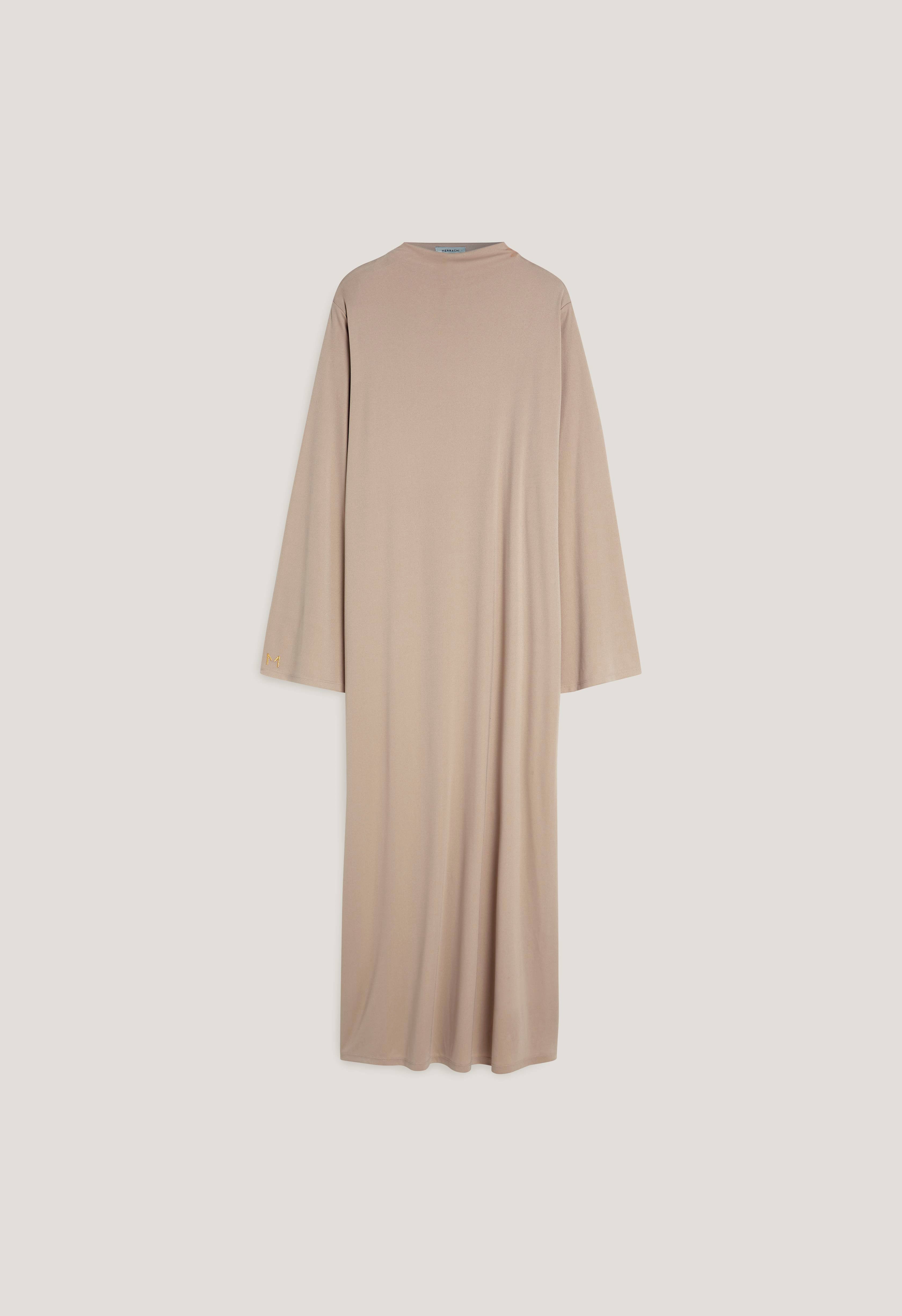 Essential Jersey Dress | Light Khaki