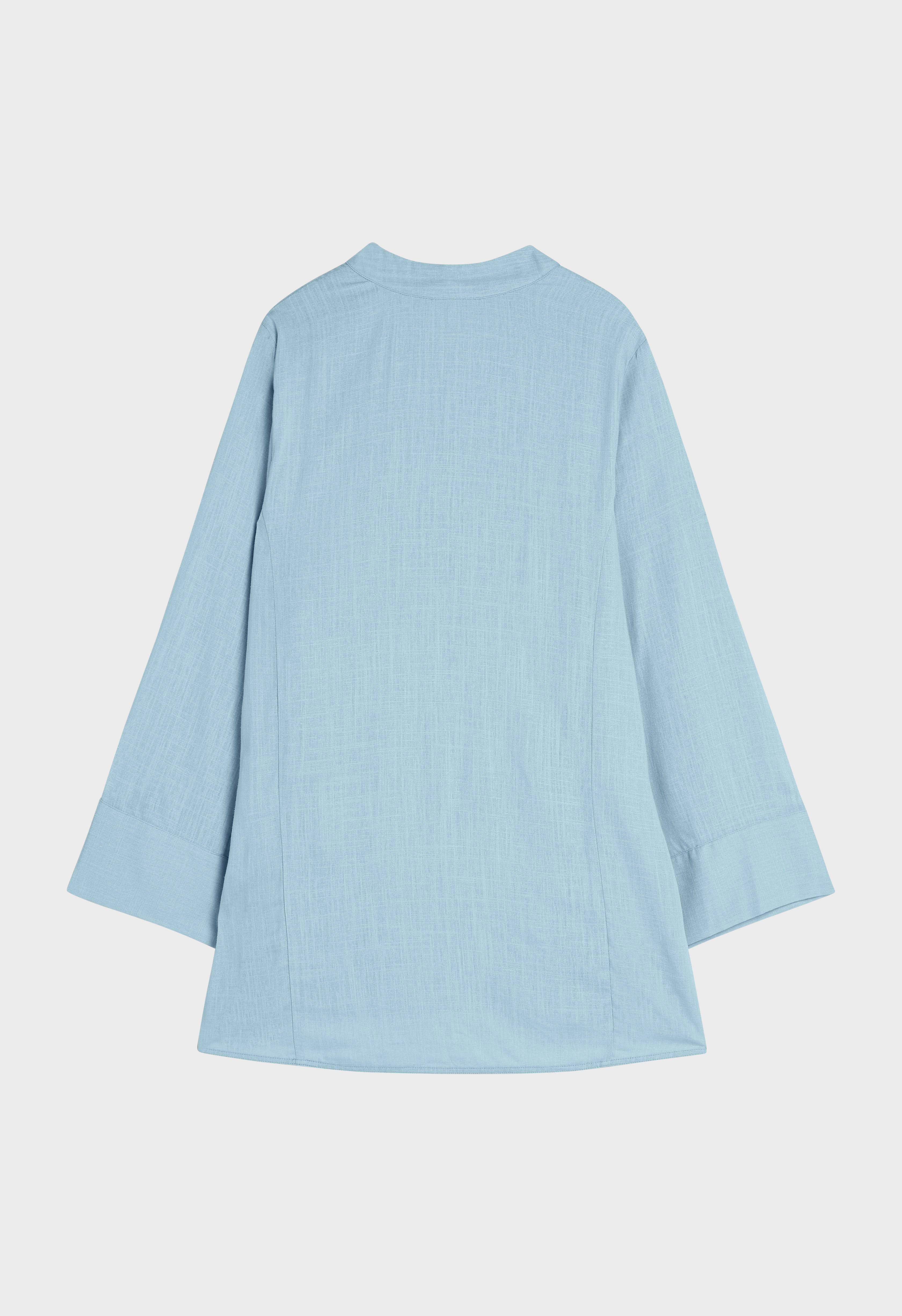 Linen Blouse | Misty Blue