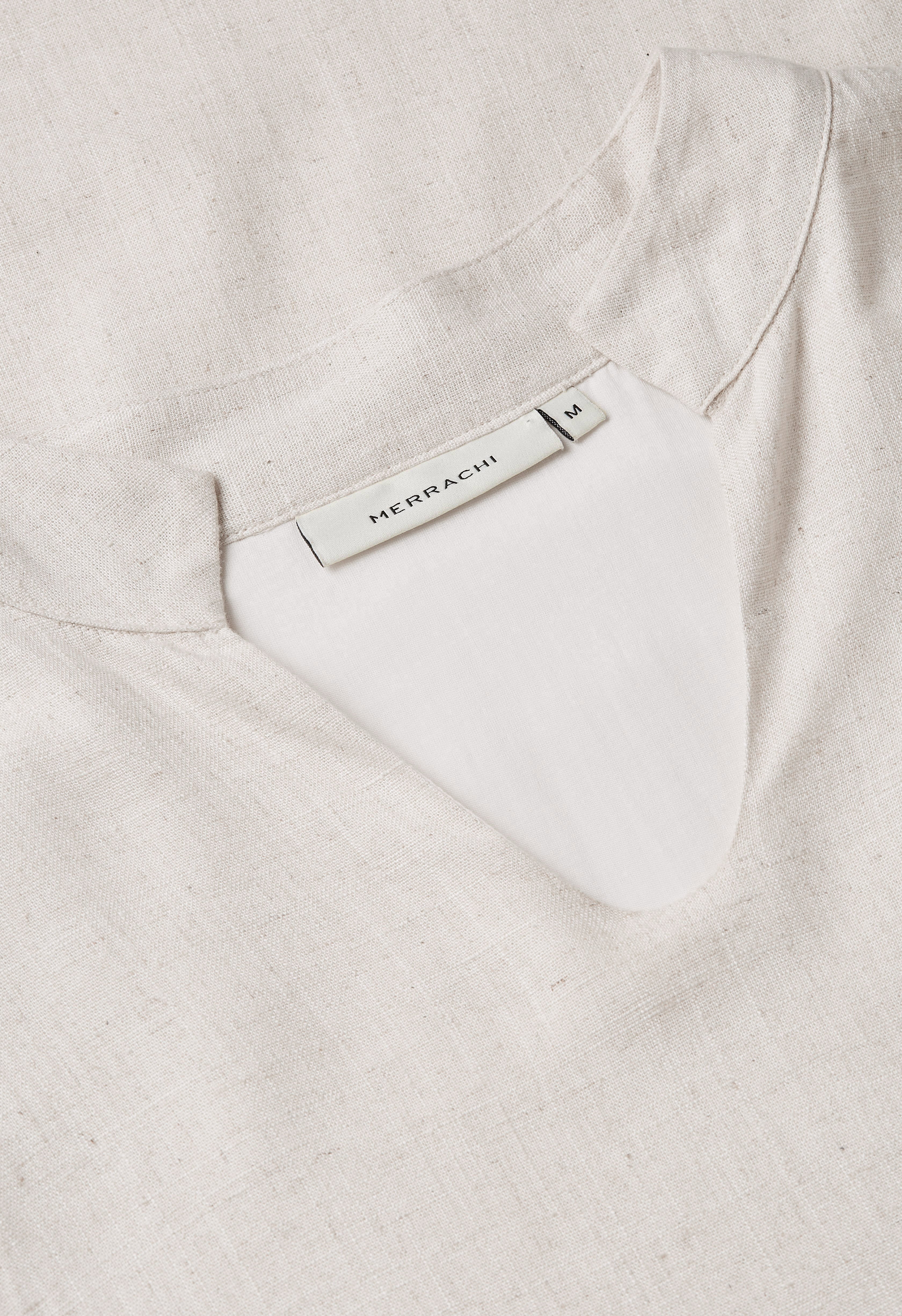 Linen Blouse | Beige Melange