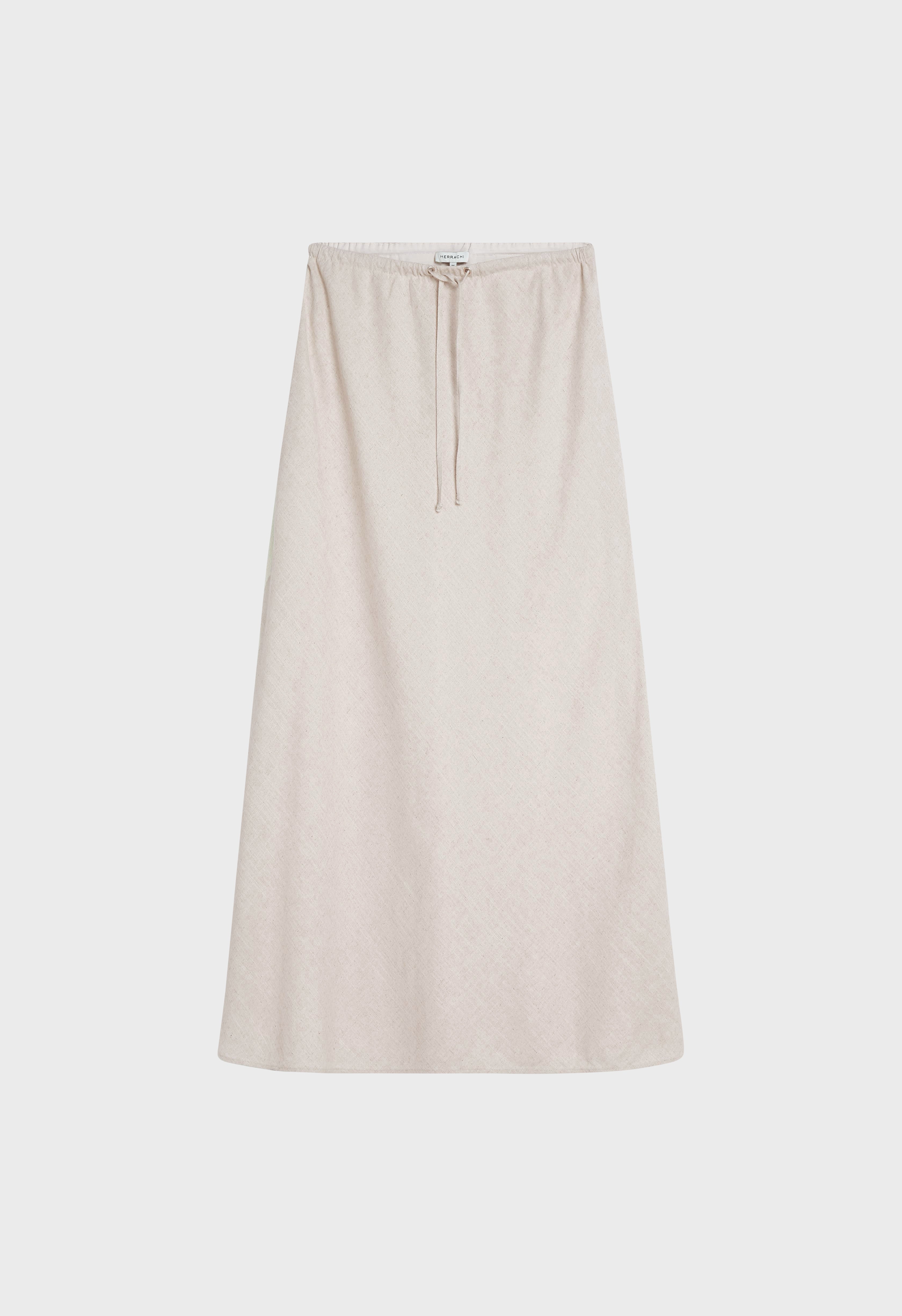 Midi Skirt | Beige Melange