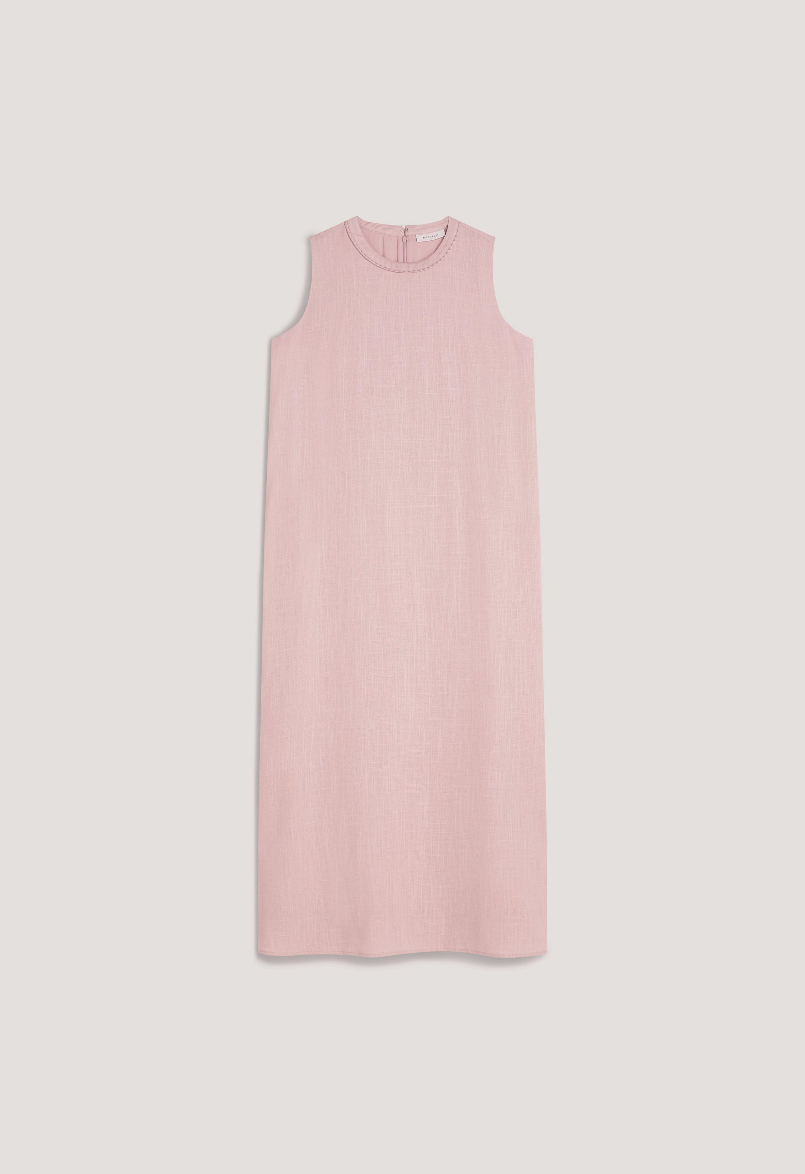 Linen Sleeveless Dress | Rose Dust