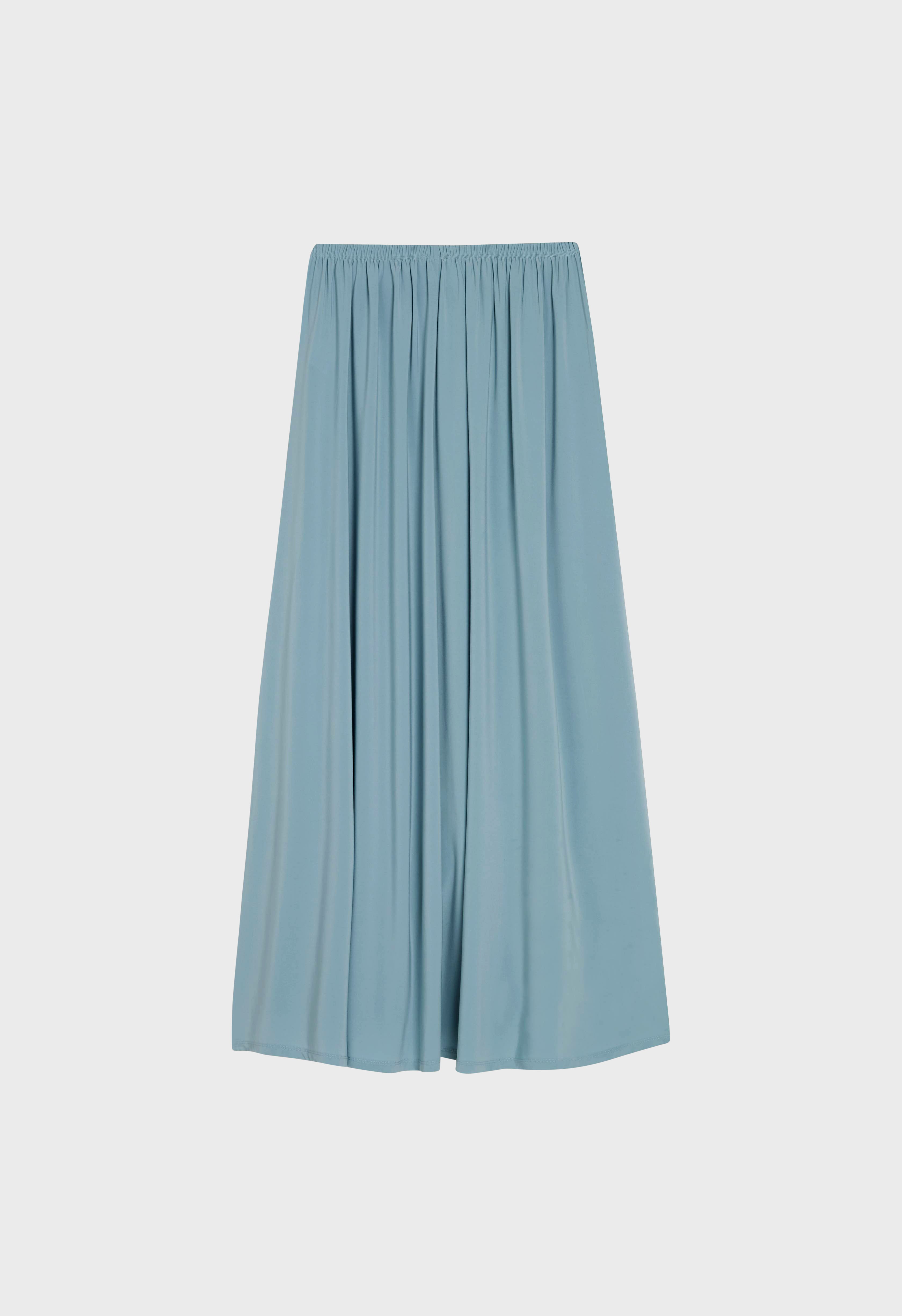 Premium Jersey Prayer Skirt | Stone Blue