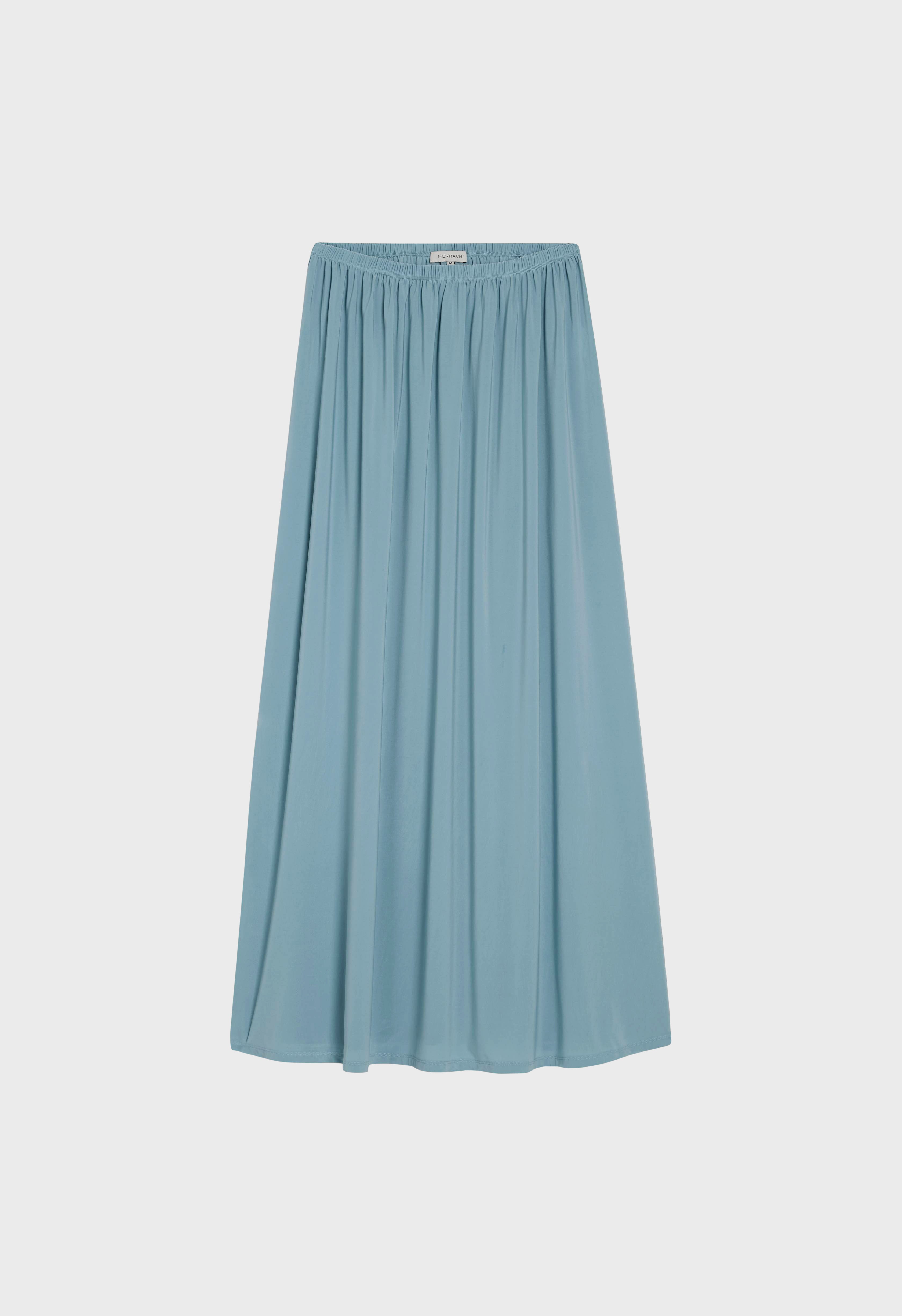 Premium Jersey Prayer Skirt | Stone Blue