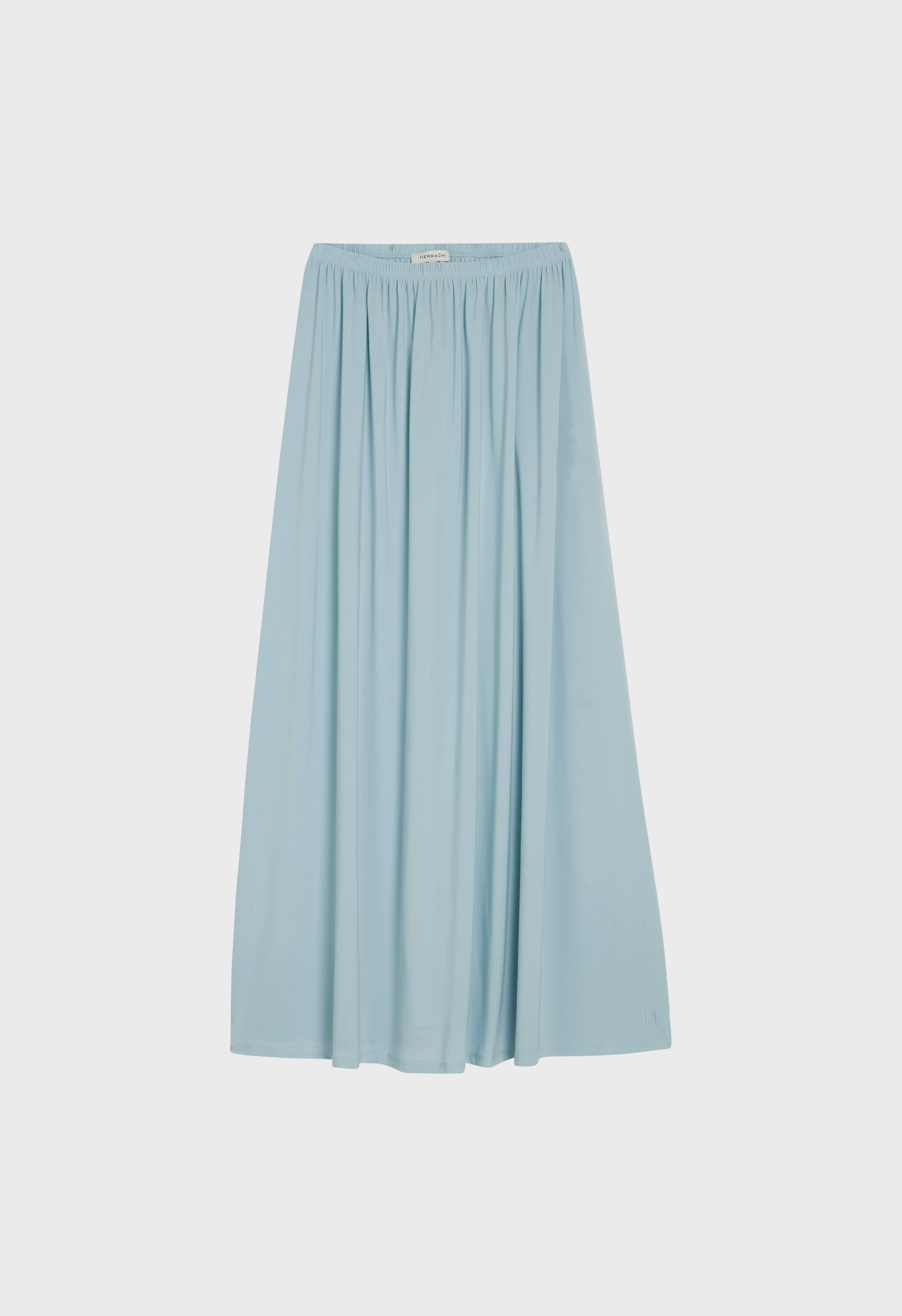 Premium Jersey Prayer Skirt | Misty Blue