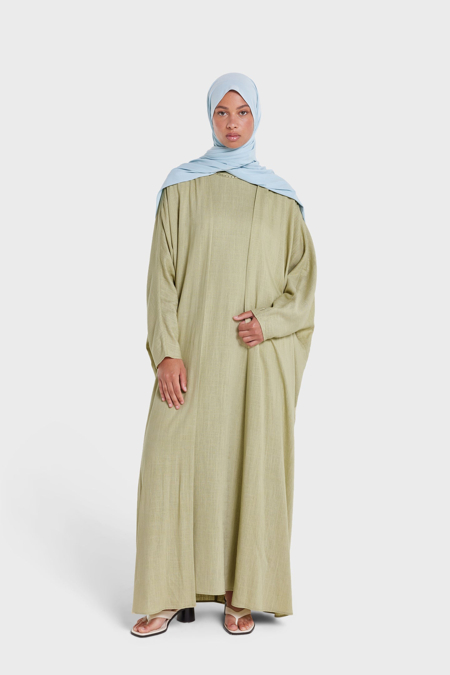 Batsleeve Abaya | Soft Khaki