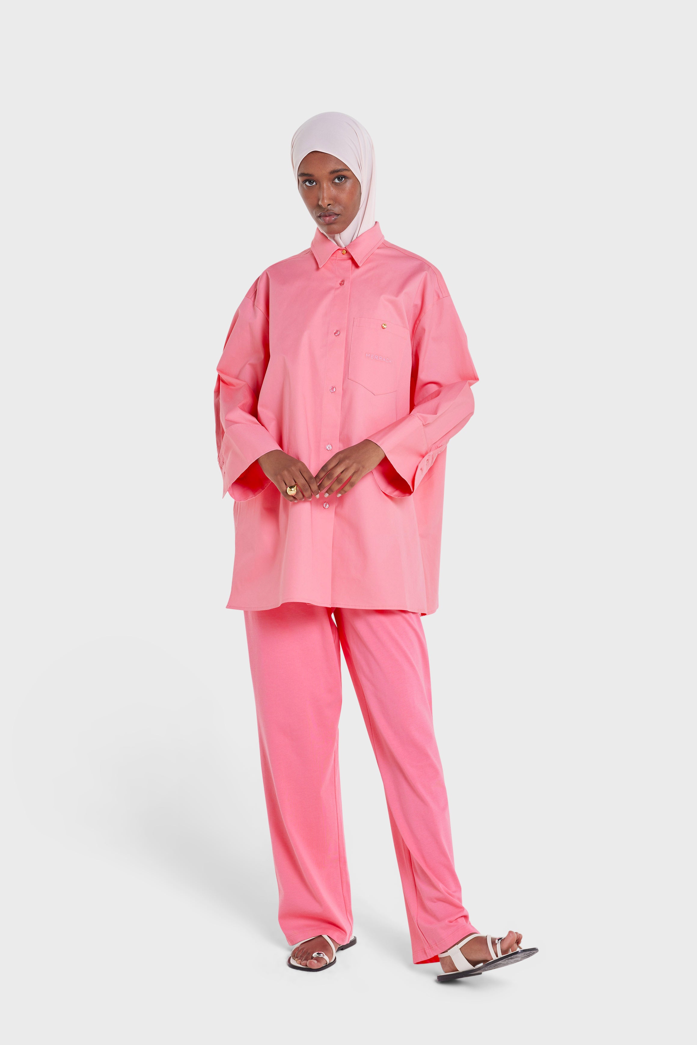 Poplin Shirt | Rose