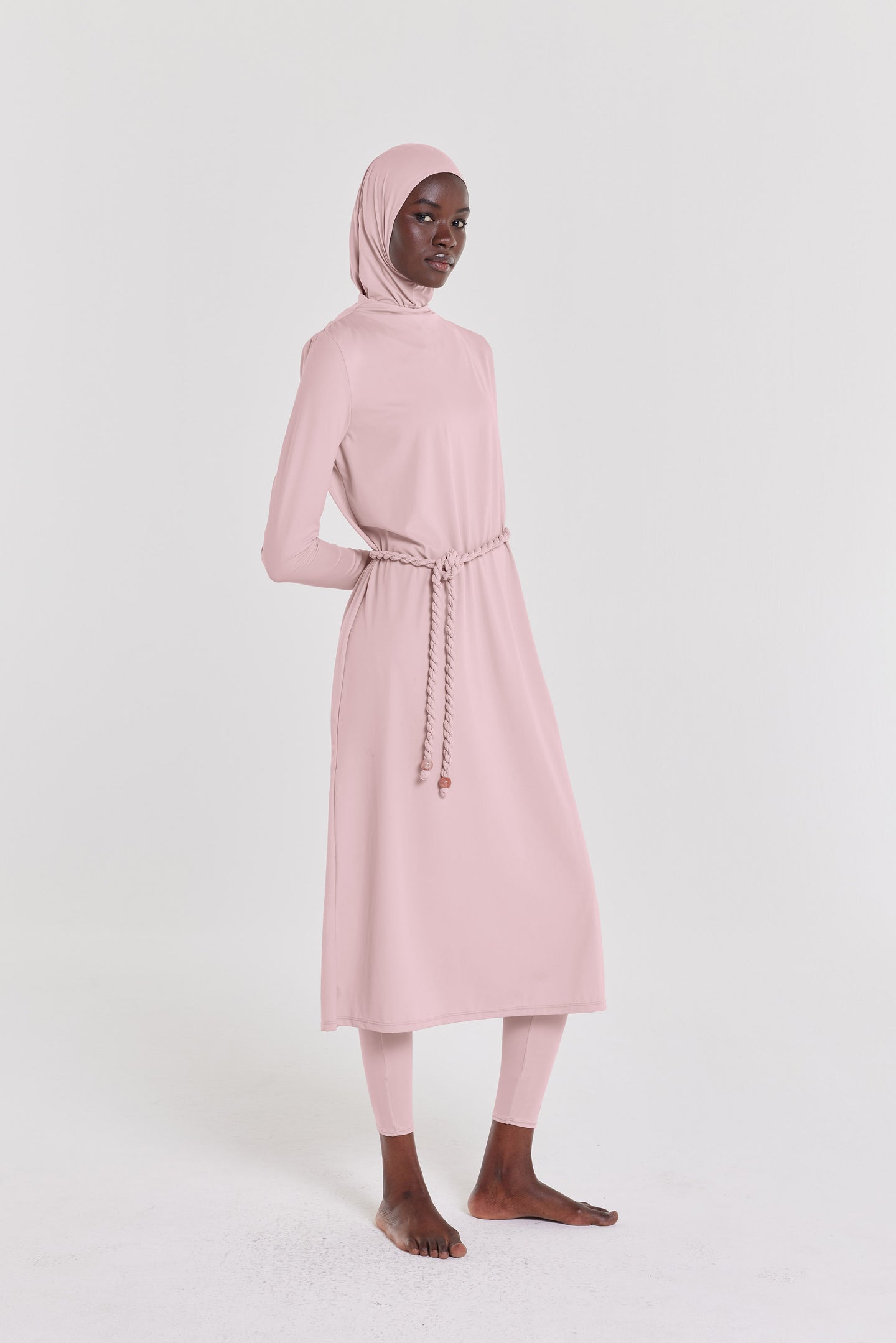 Essential Swim Dress and Suit | Dark Rose