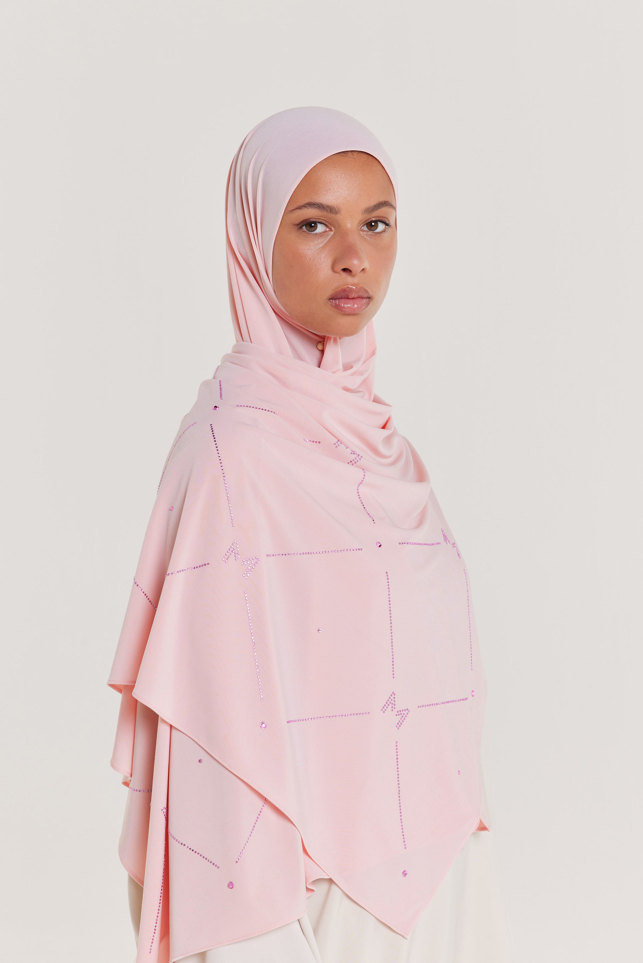 The Pearl Monogram - Premium Jersey | Baby Pink