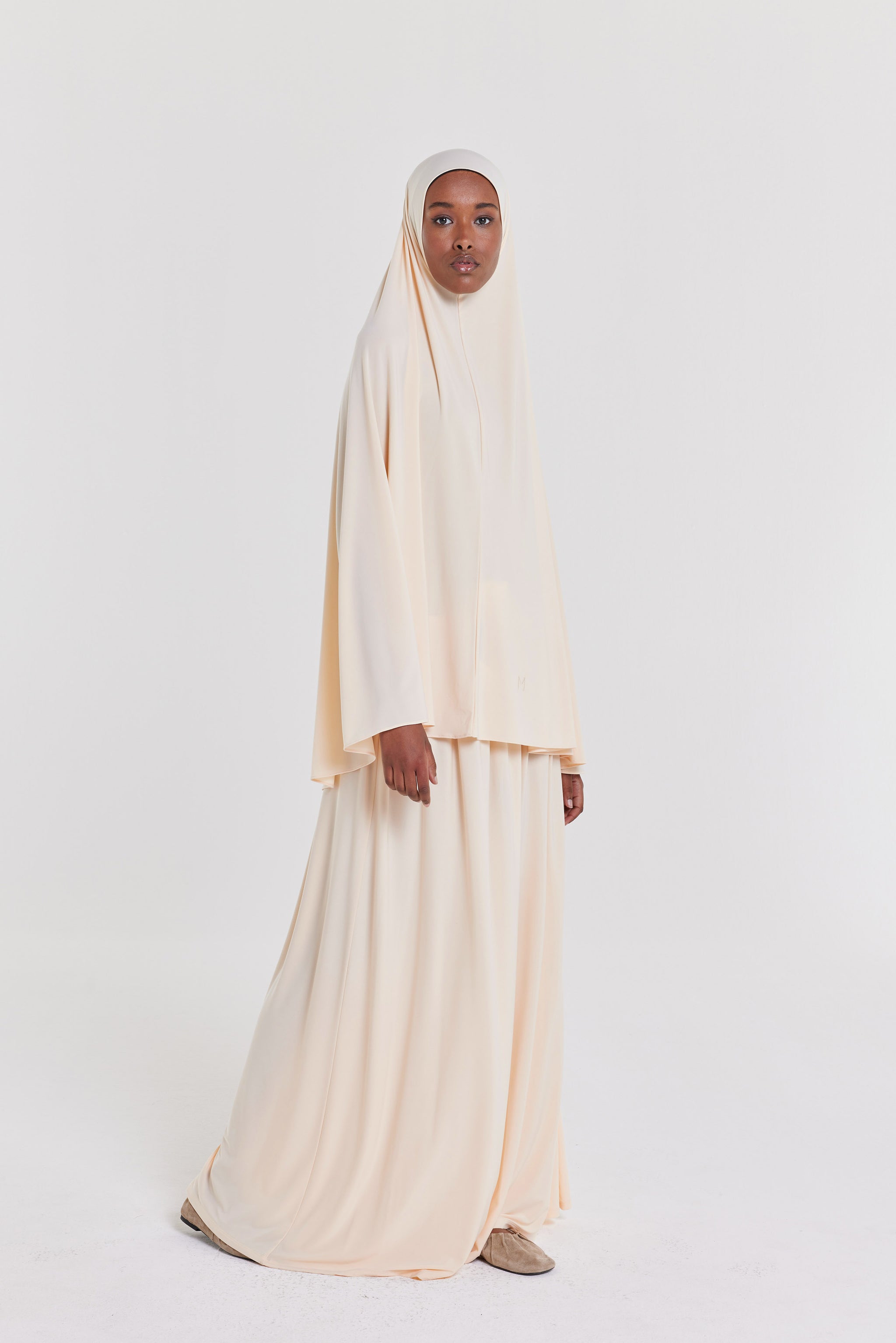 Premium Jersey Khimaar | Butter Cream