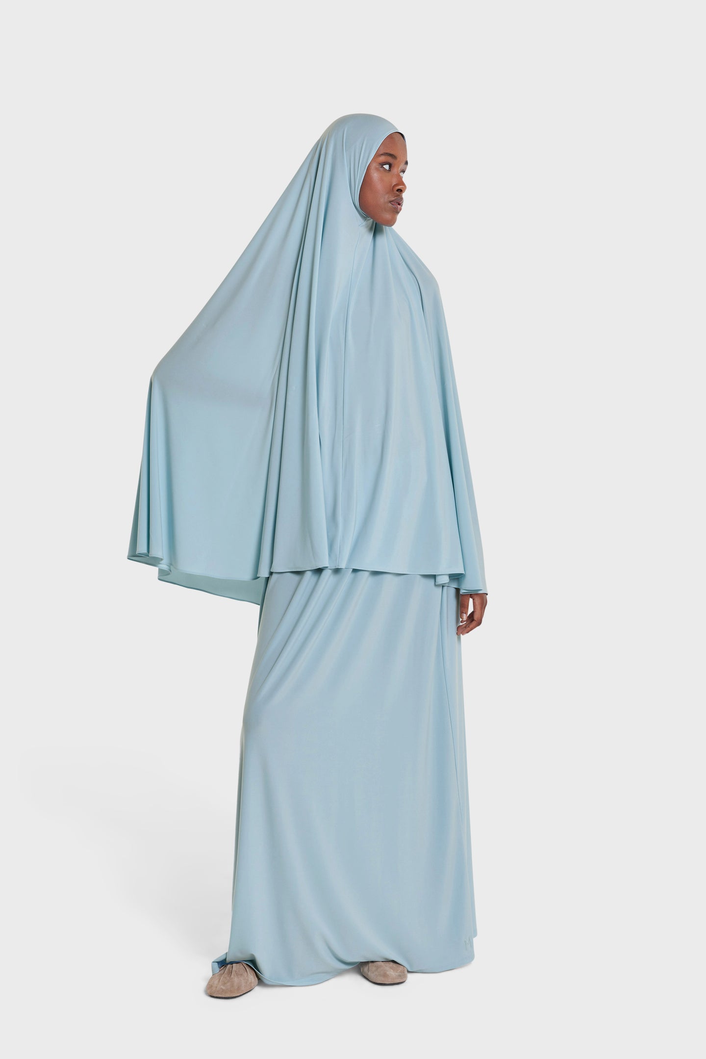 Premium Jersey Khimaar | Misty Blue