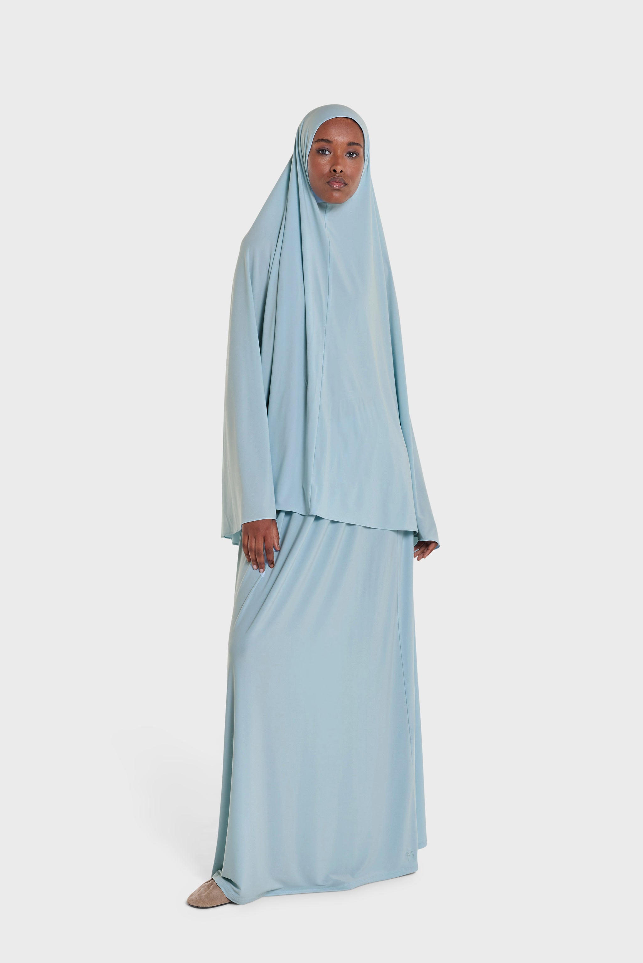 Premium Jersey Khimaar | Misty Blue