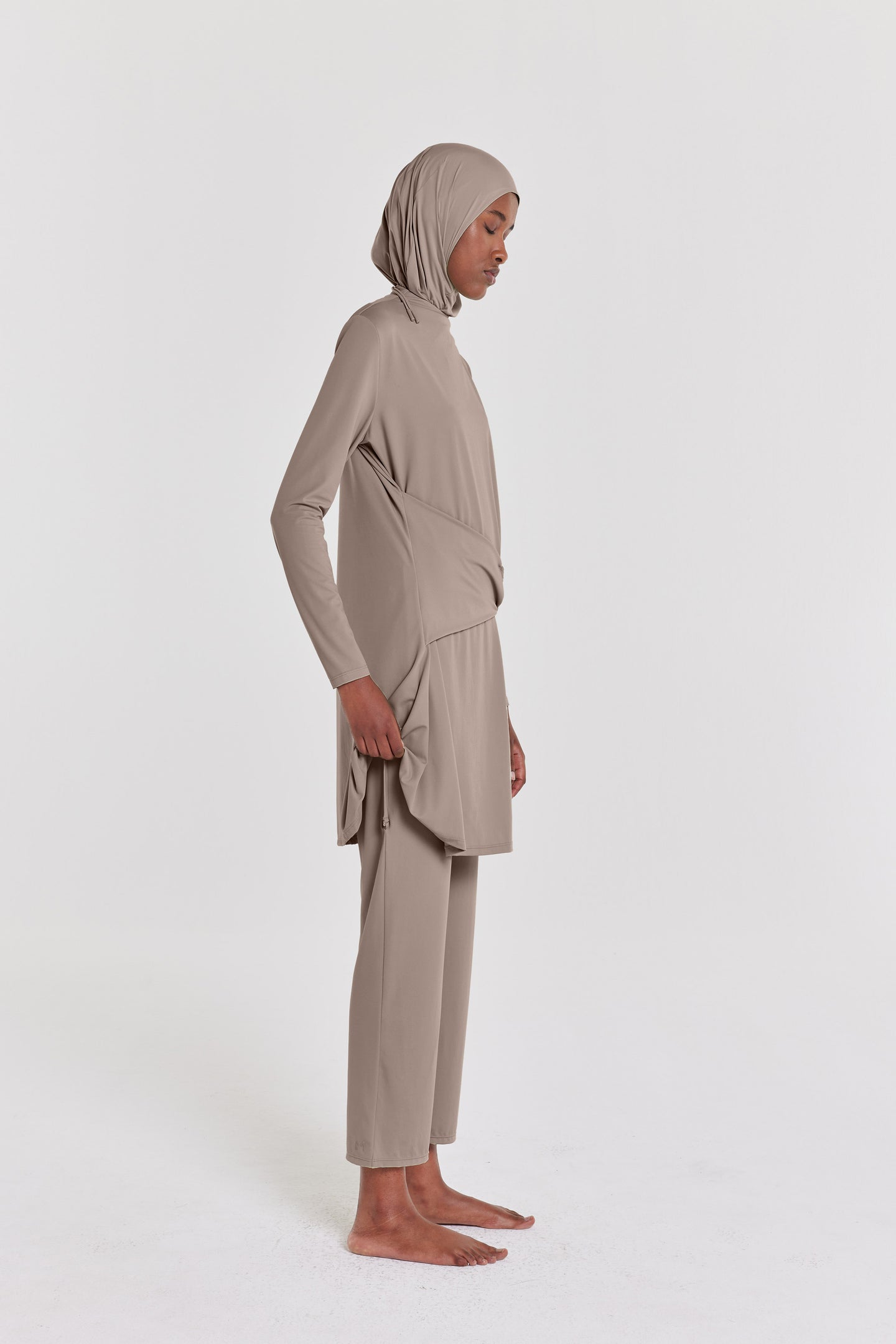 Swim Straight Legging | Soft Khaki