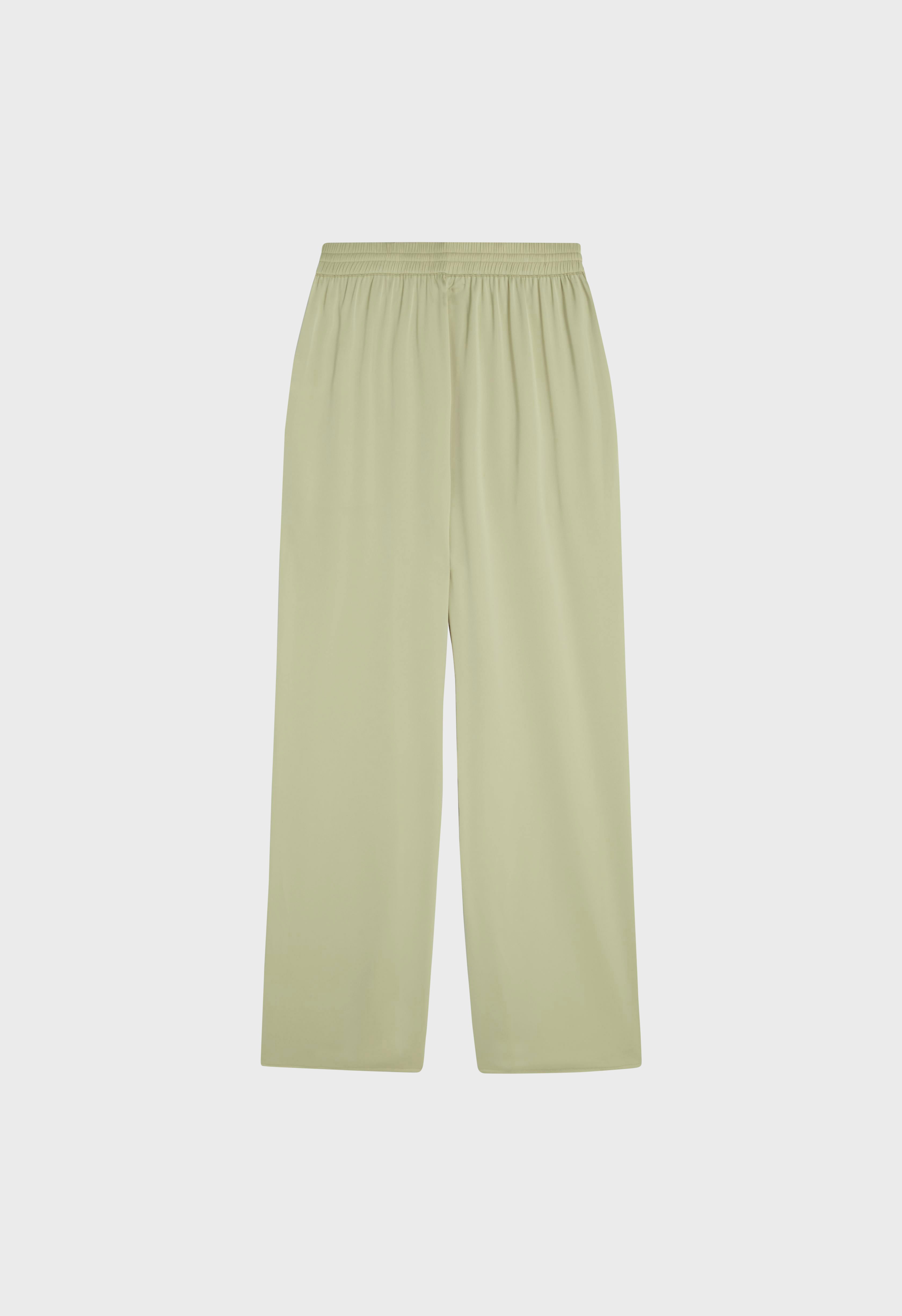 Satin Pants | Soft Khaki