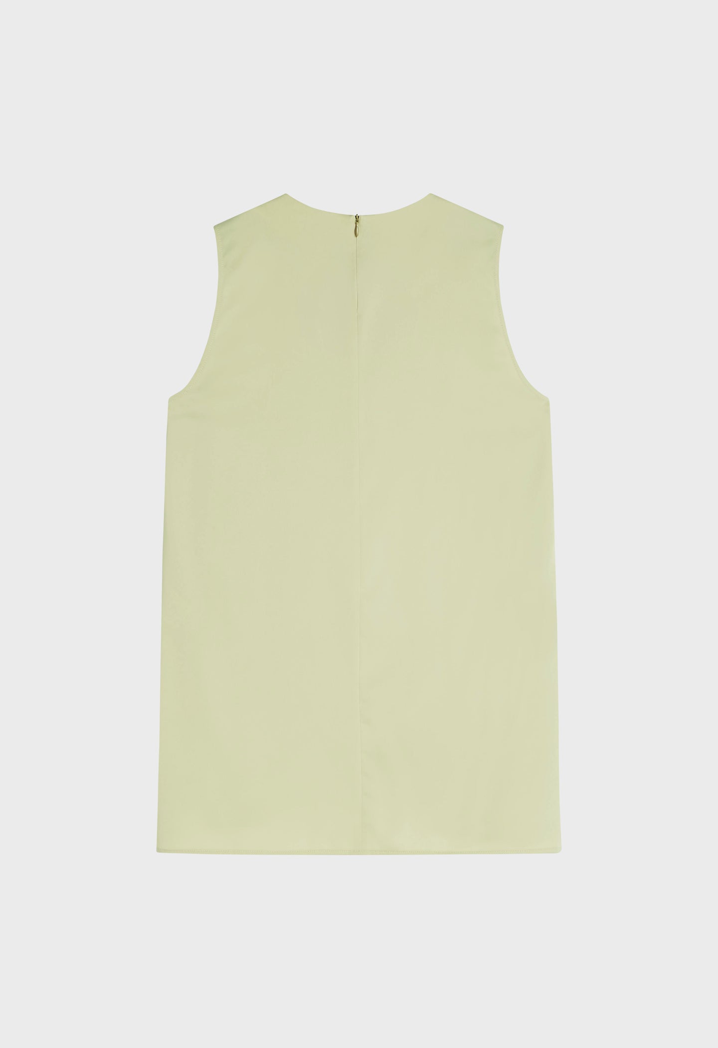 Satin Sleeveless Top | Soft Khaki