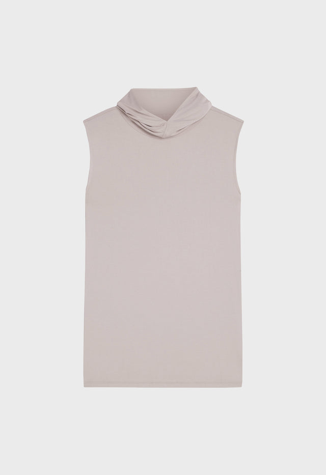 Sleeveless Hijab Top | Dusty Bone