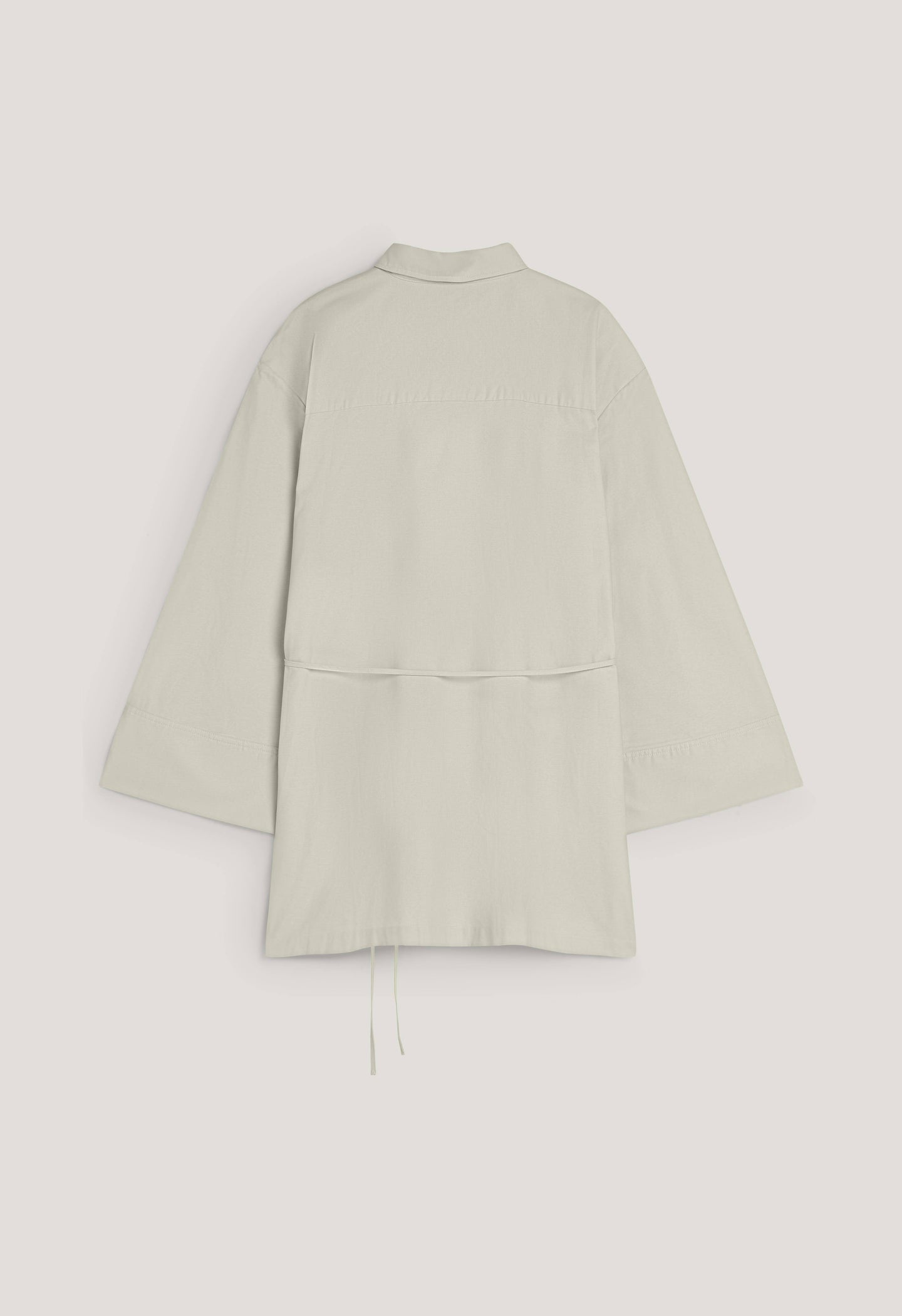 Woven Cotton Shirt | Light Moss