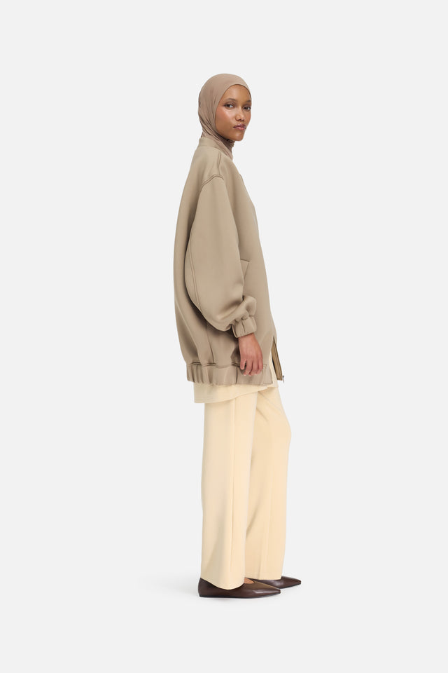 Neoprene Bomber | Khaki