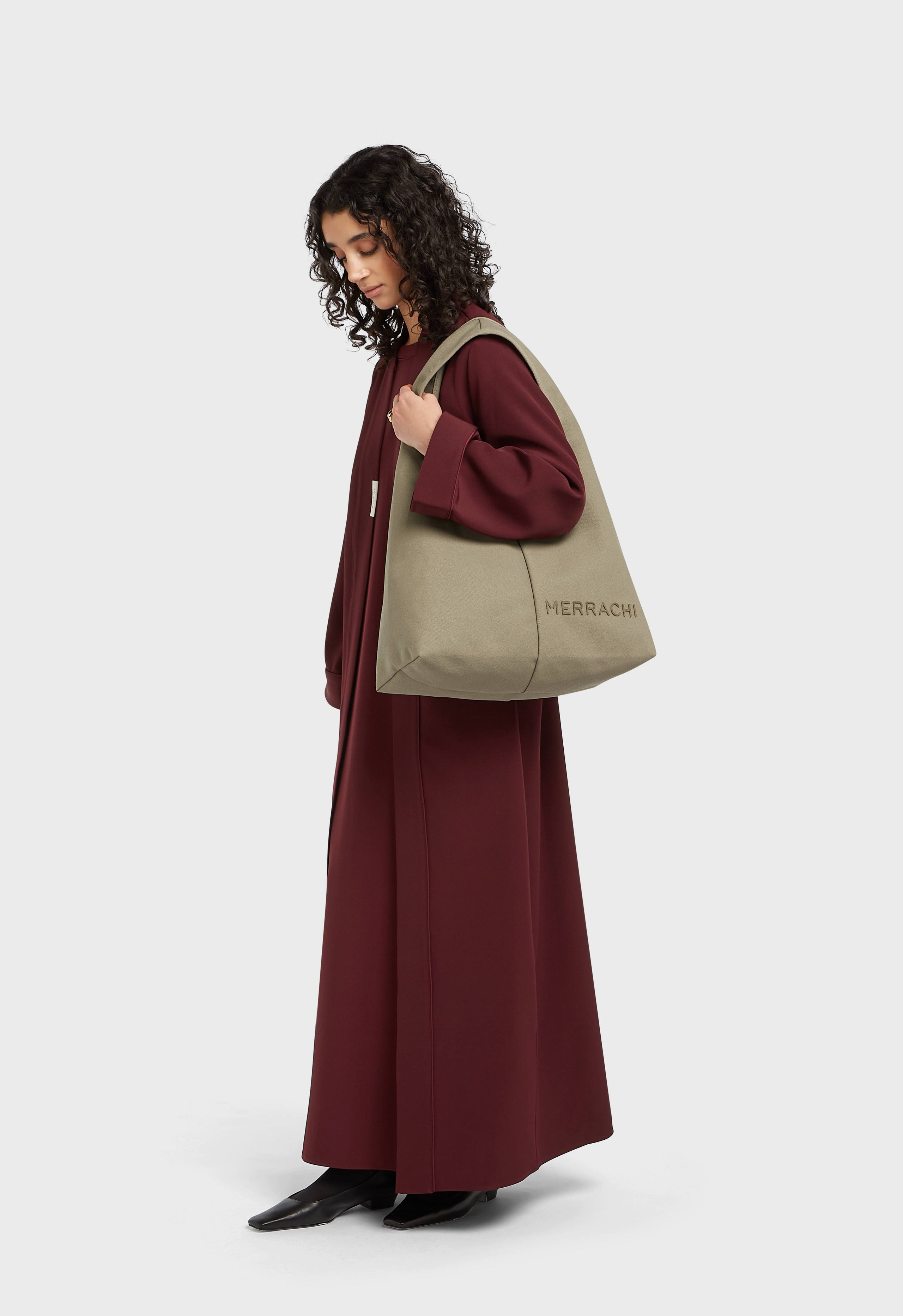 Oval Tote Bag | Desert Brown