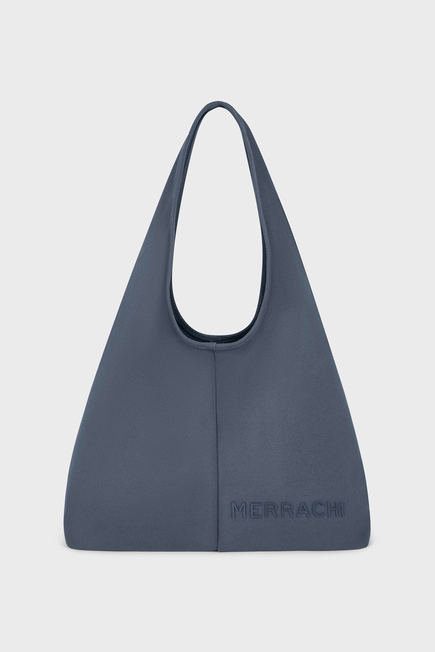 Oval Tote Bag | Dusty Indigo